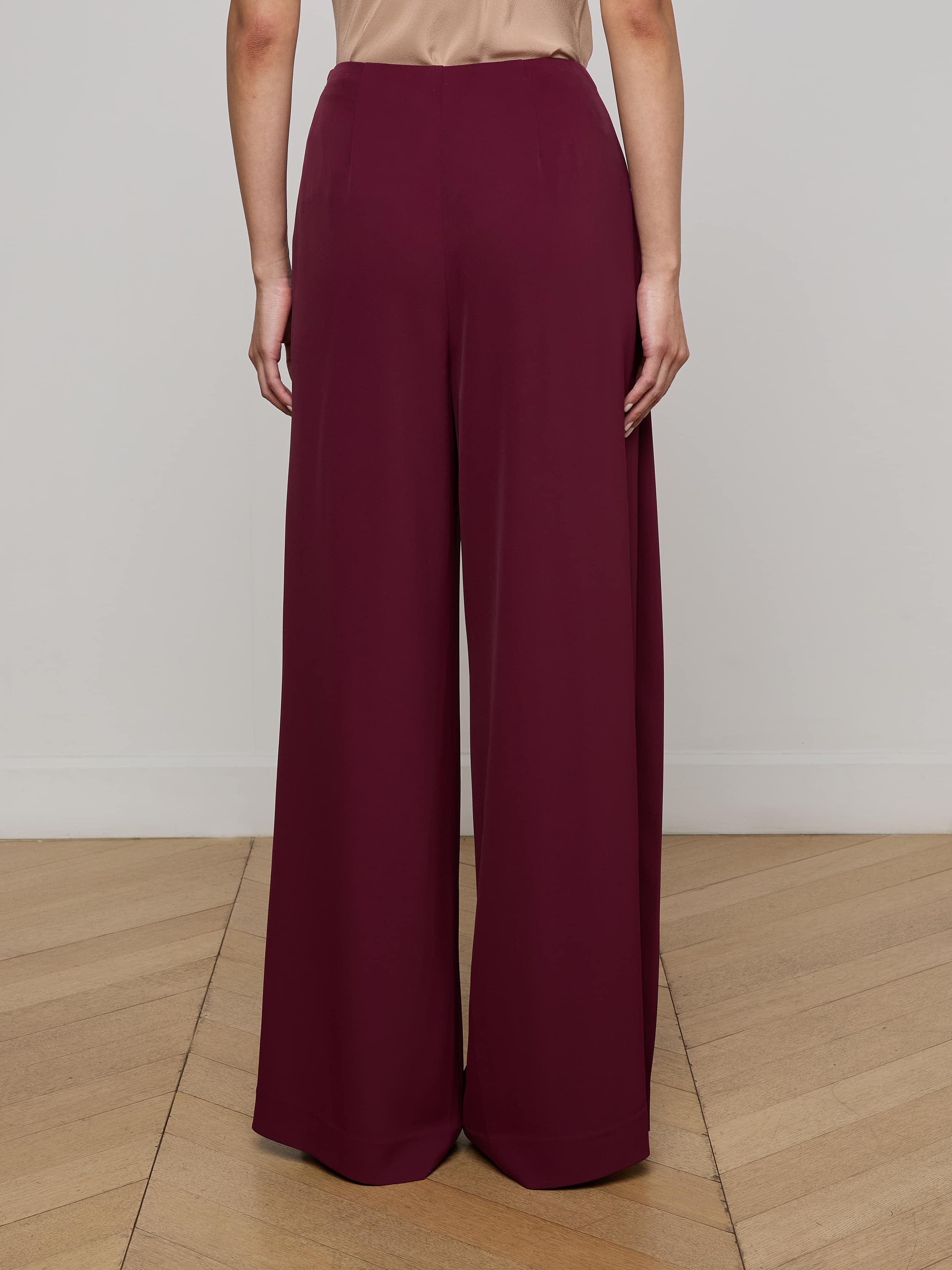 L'AGENCE - Nova Pleated Wide - Leg Pant - Image 4