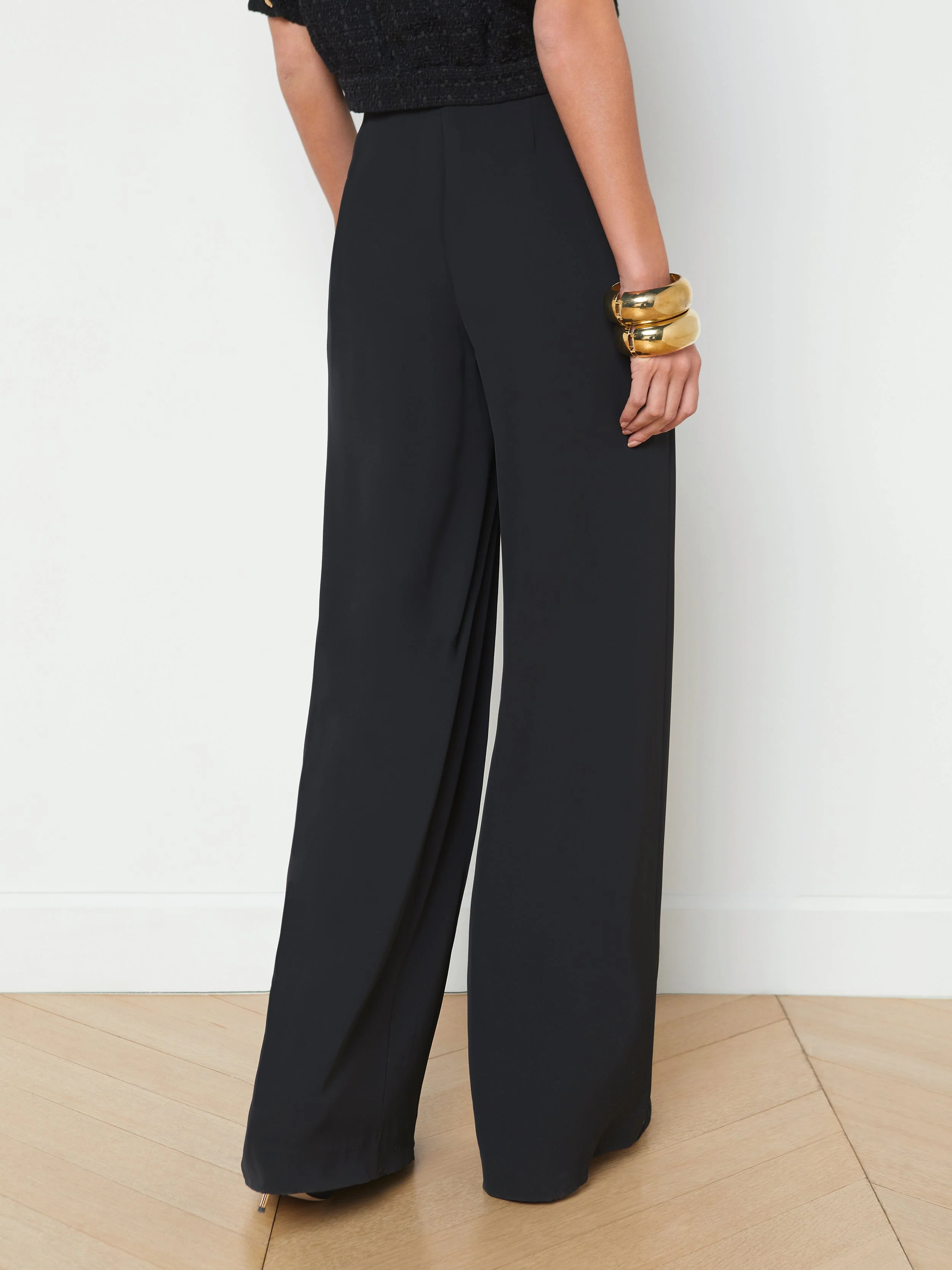 L'AGENCE - Nova Pleated Wide - Leg Pant - Image 9