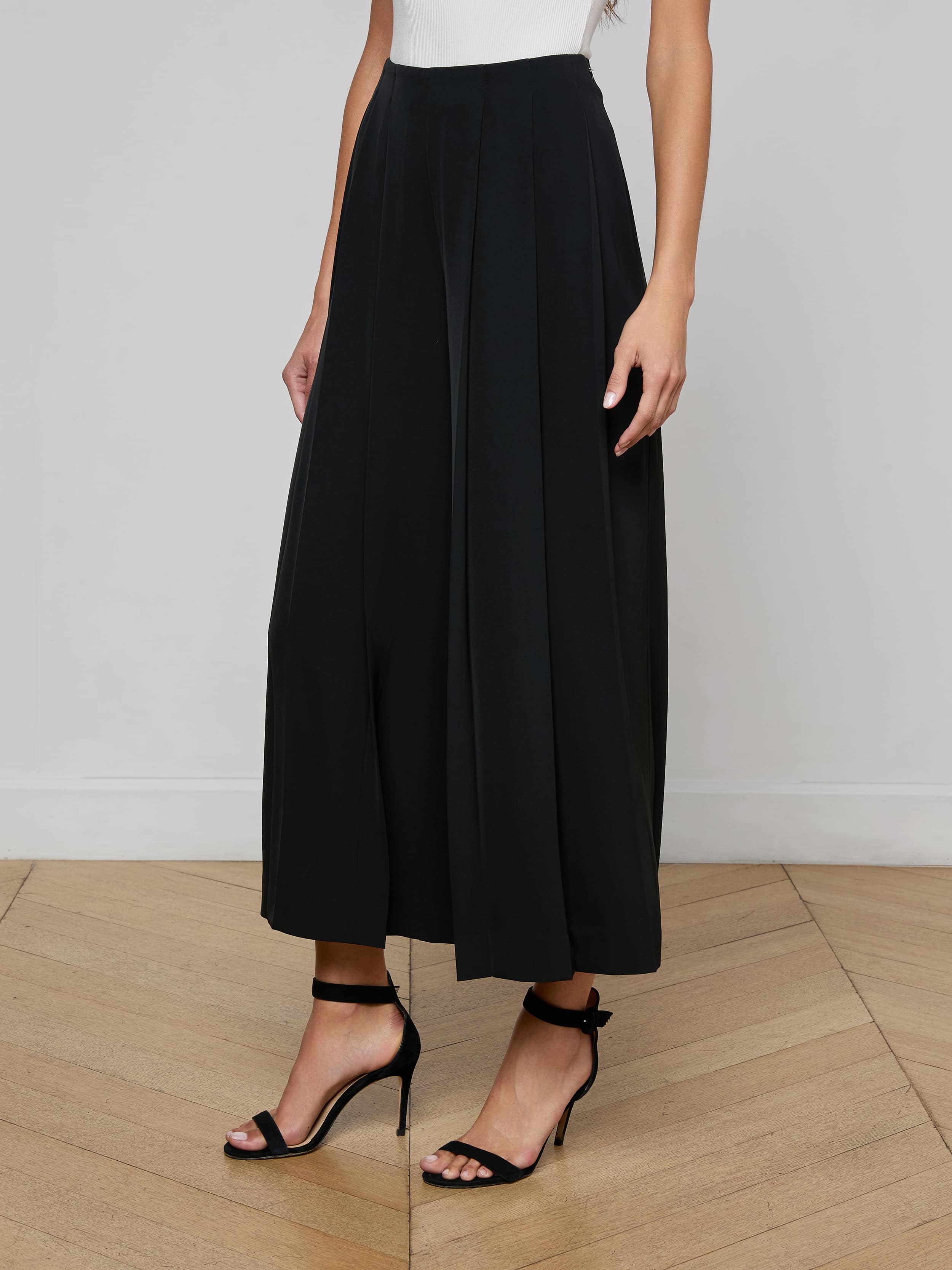 L'AGENCE - Novalynn Cropped Pleated Pant - Image 3