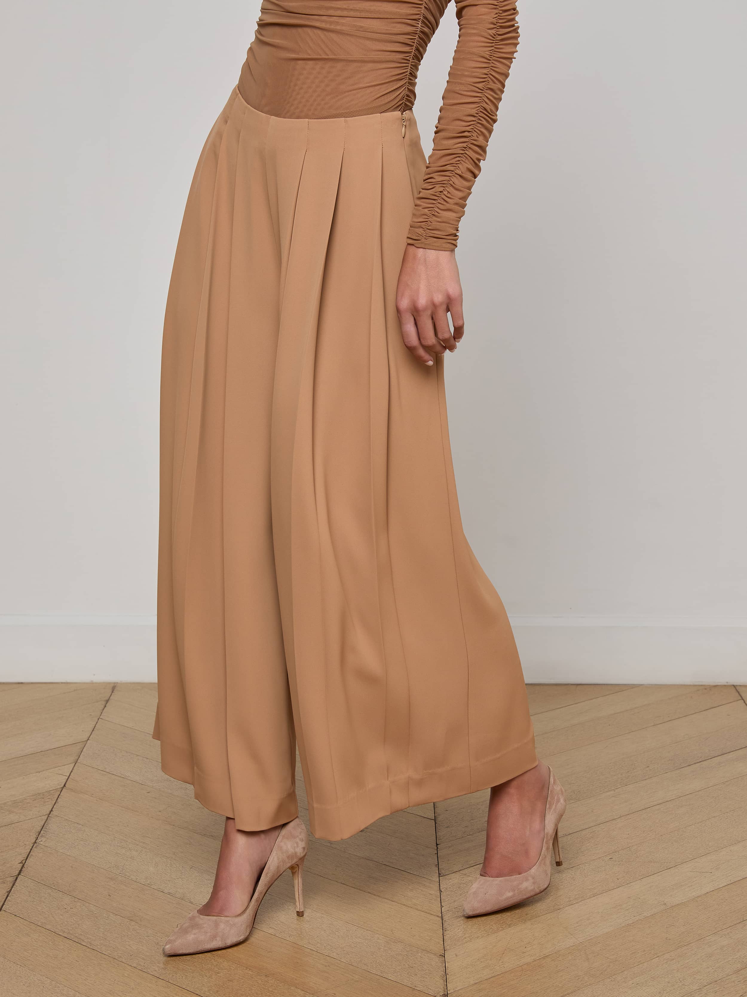 L'AGENCE - Novalynn Cropped Pleated Pant - Image 10