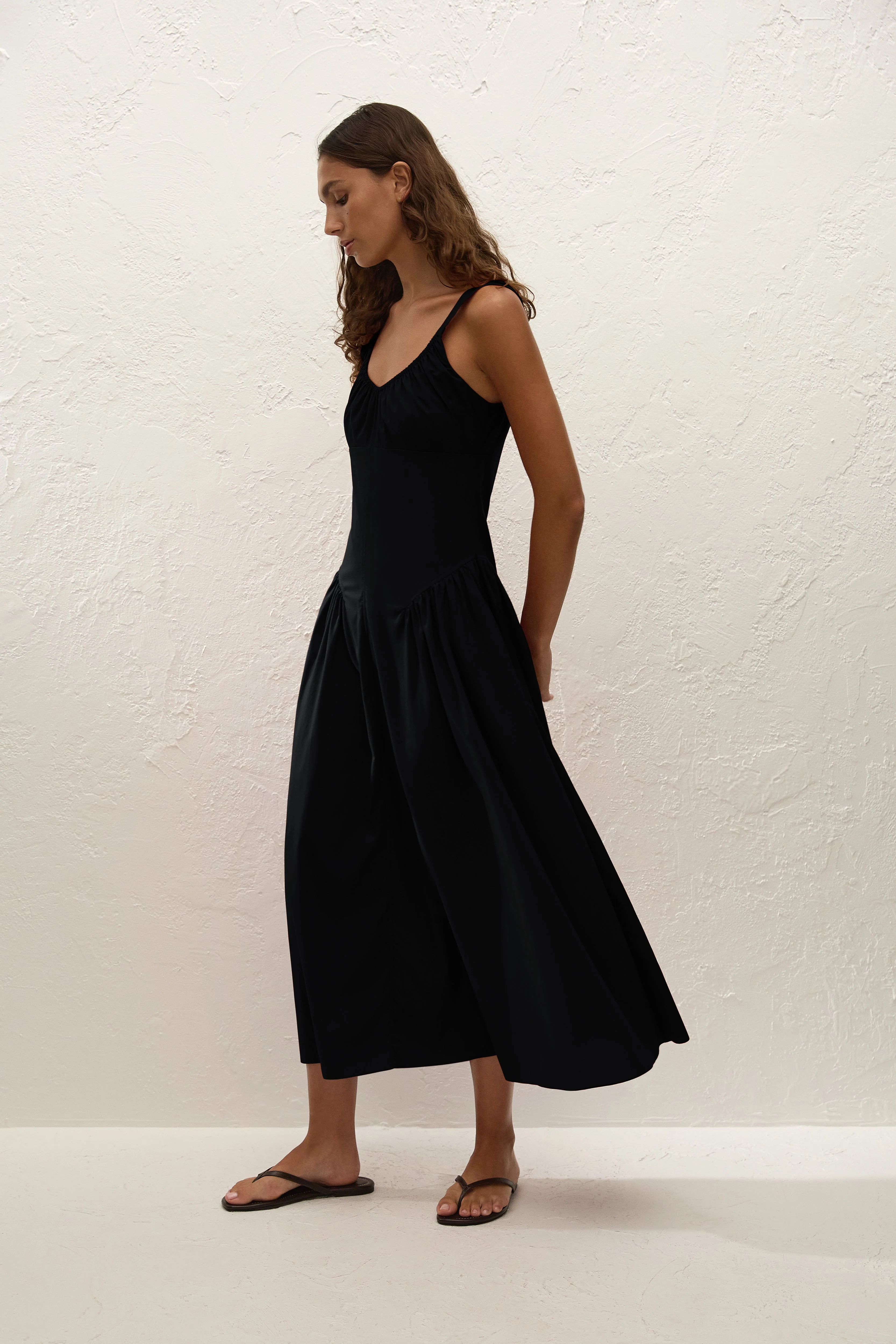 Faithfull - Olas Midi Dress Black - Image 3