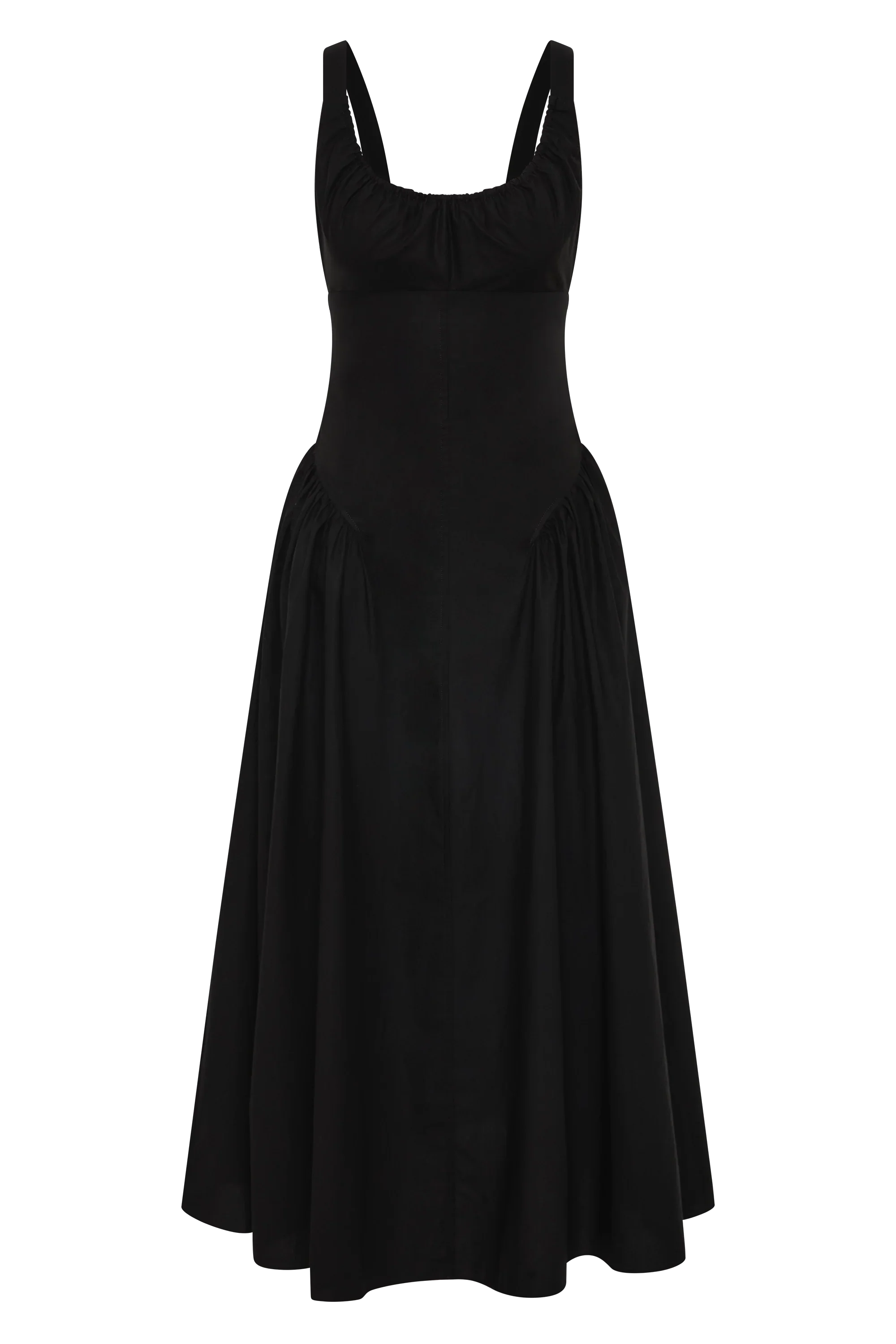 Faithfull - Olas Midi Dress Black - Image 5