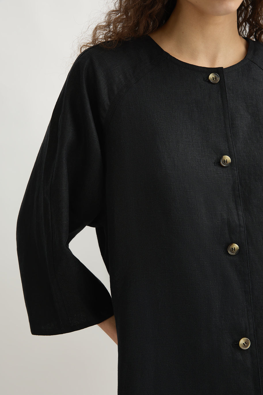 Posse - OLIVIA BLOUSE - BLACK - Image 9