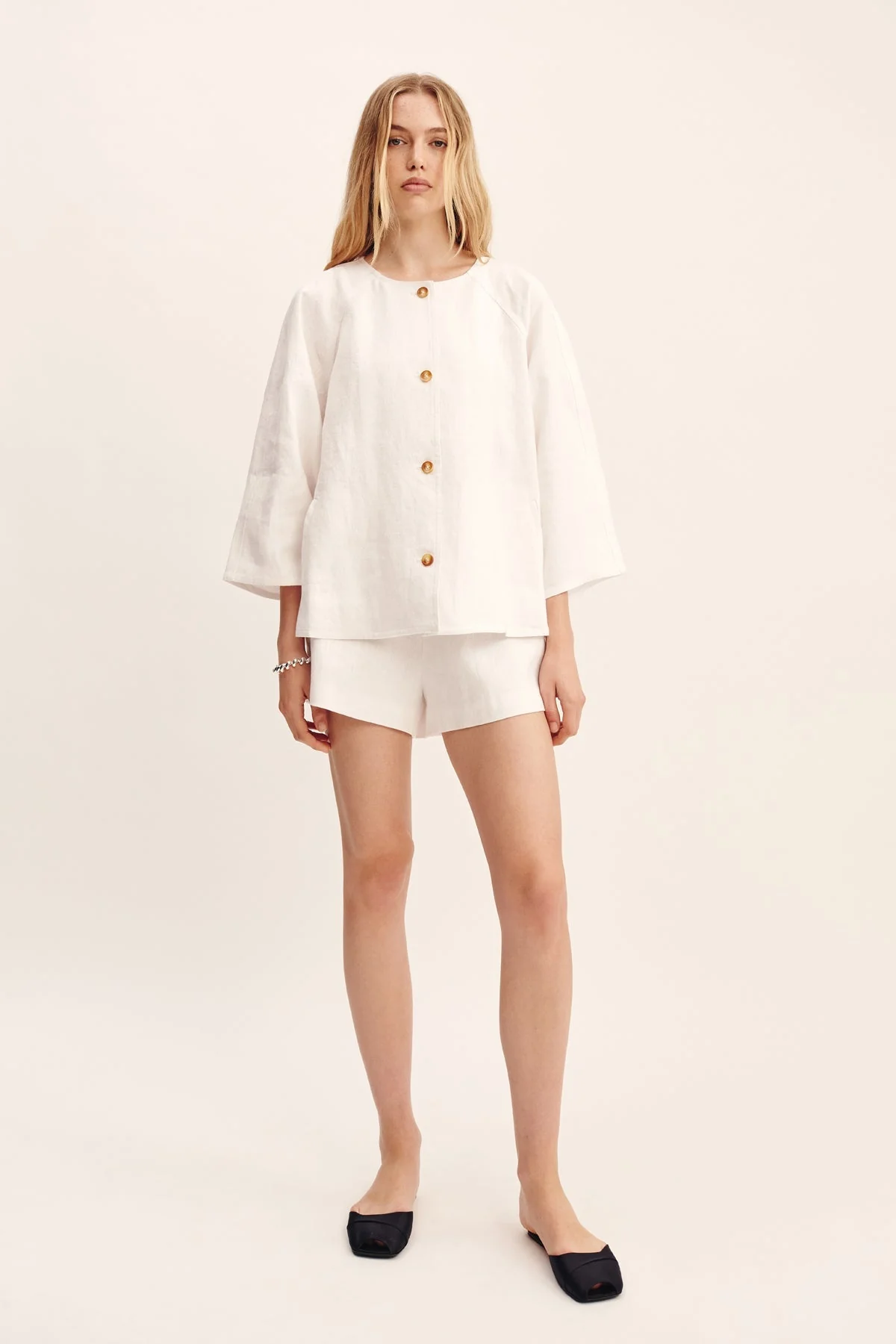 Posse - OLIVIA BLOUSE - IVORY