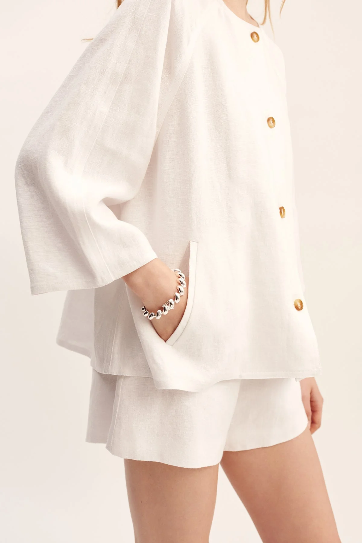 Posse - OLIVIA BLOUSE - IVORY - Image 7
