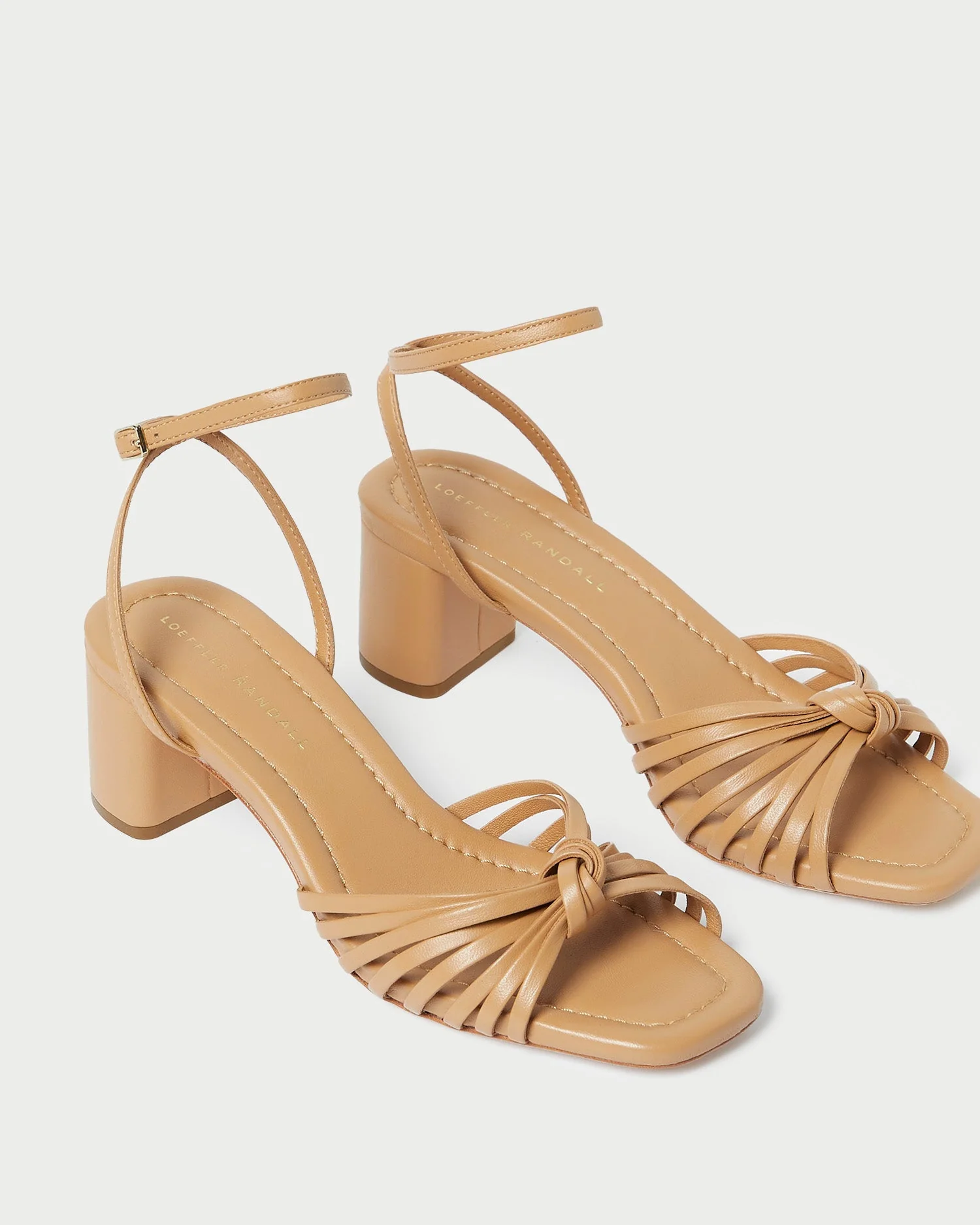 Loeffler Randall - Olivia Dune Knot Mid - Heel Sandal - Image 3