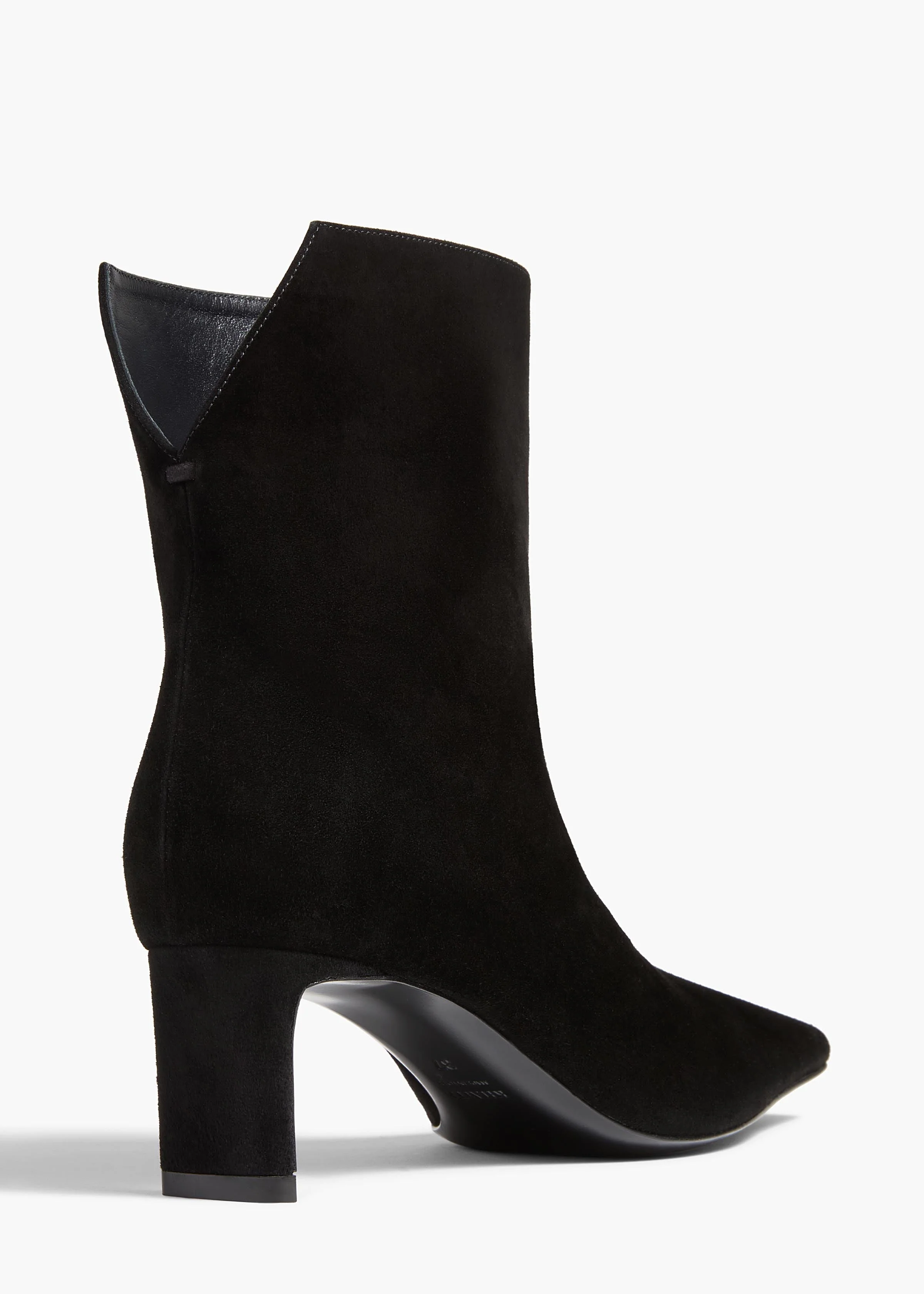 Khaite - Ona Ankle Boot in Black Suede - Image 3
