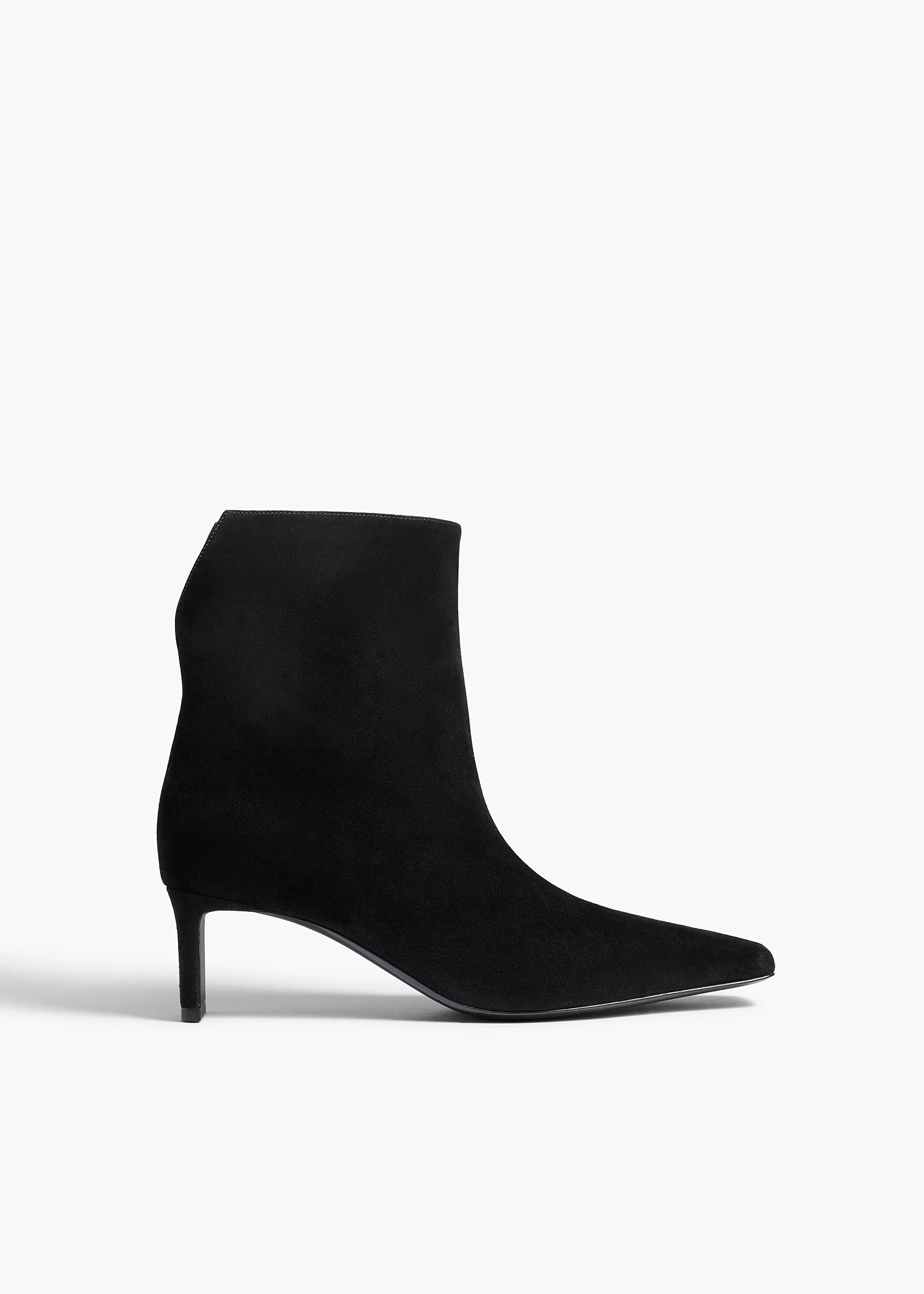 Khaite - Ona Ankle Boot in Black Suede - Image 7