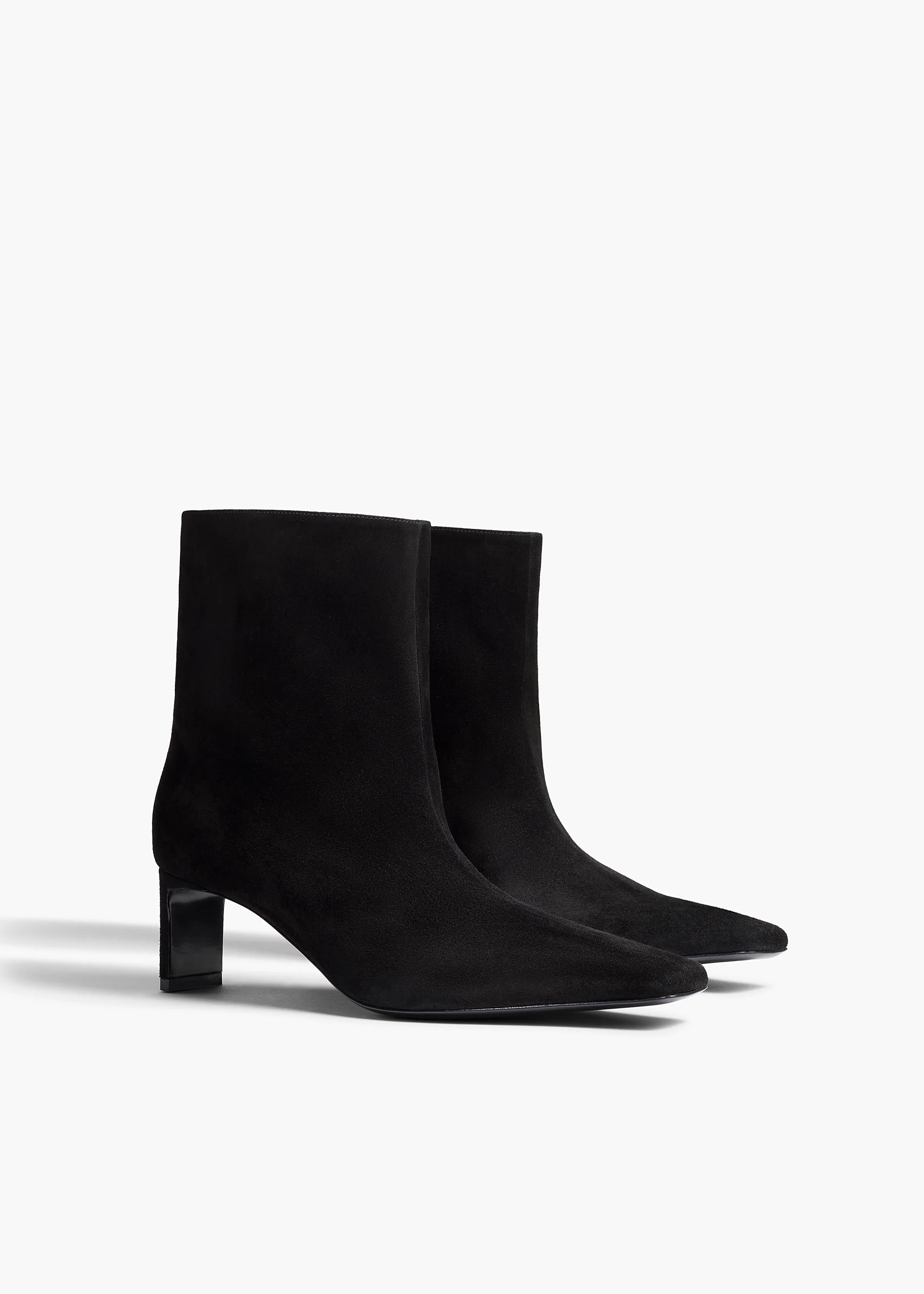 Khaite - Ona Ankle Boot in Black Suede - Image 8