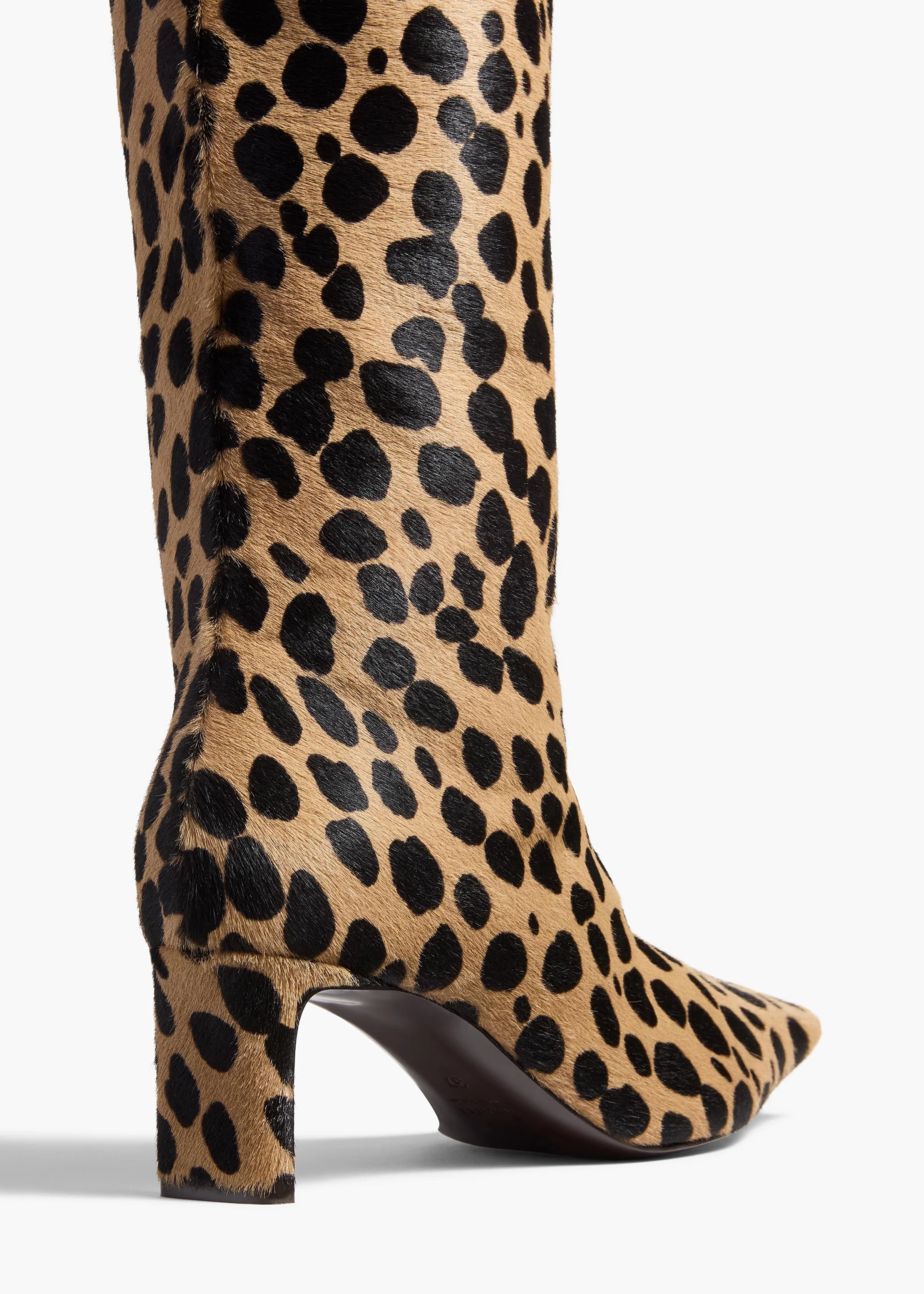 Khaite - Ona Knee - High Boot in Hyena Print Haircalf - Image 10
