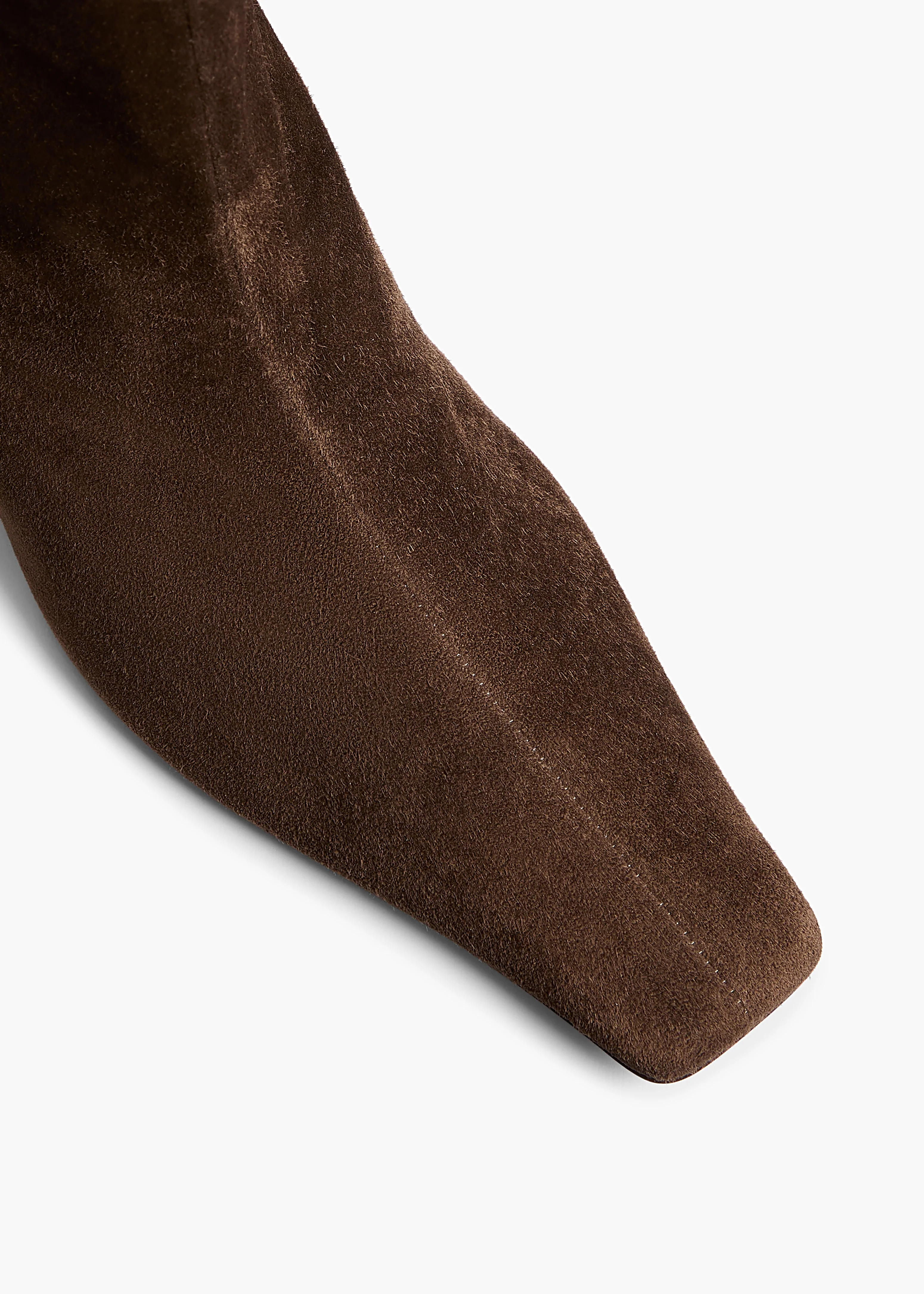 Khaite - Ona Knee - High Boot in Ebano Suede - Image 4
