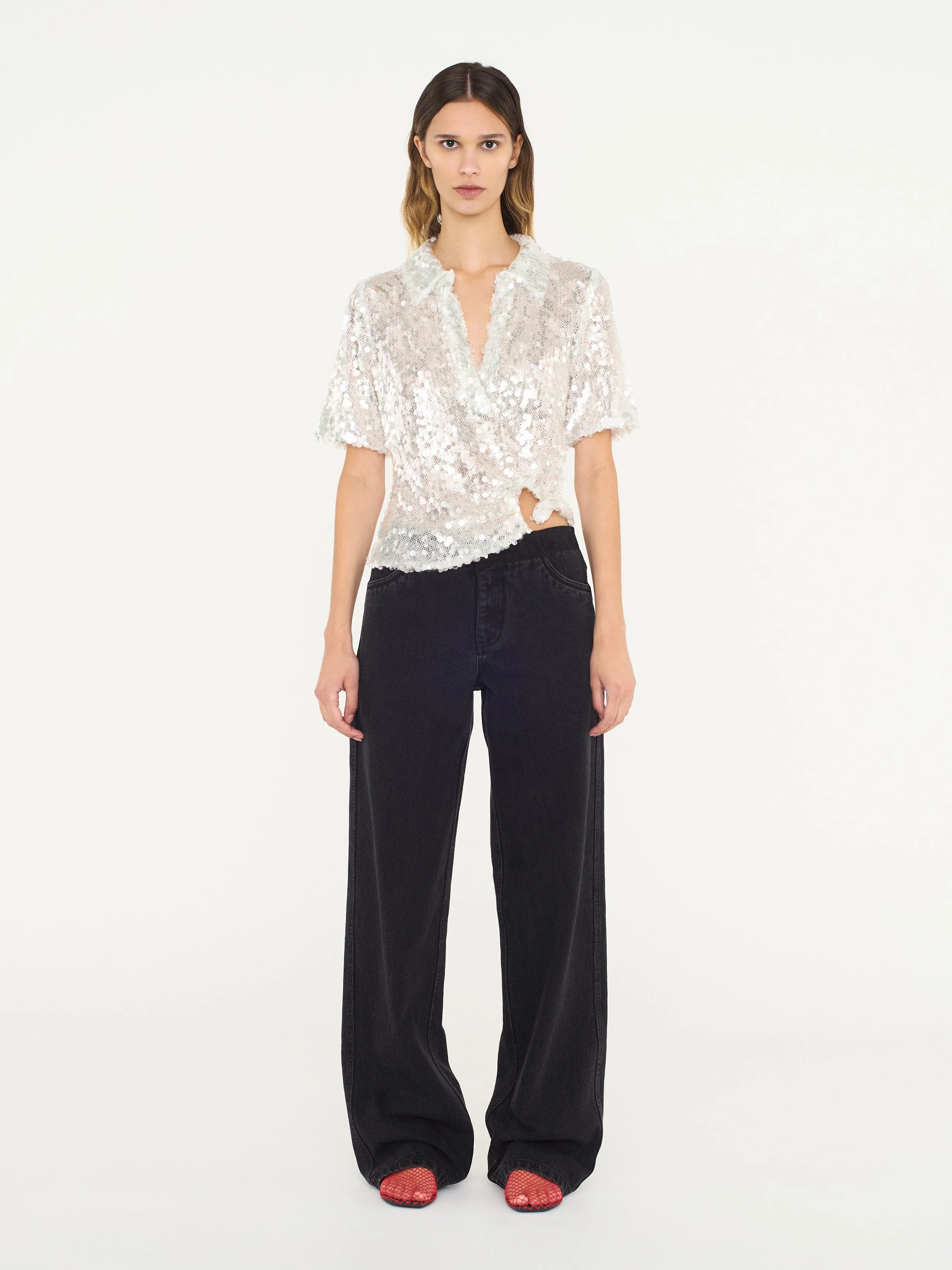 Christopher Esber - Opaline Sequin Polo - Image 2