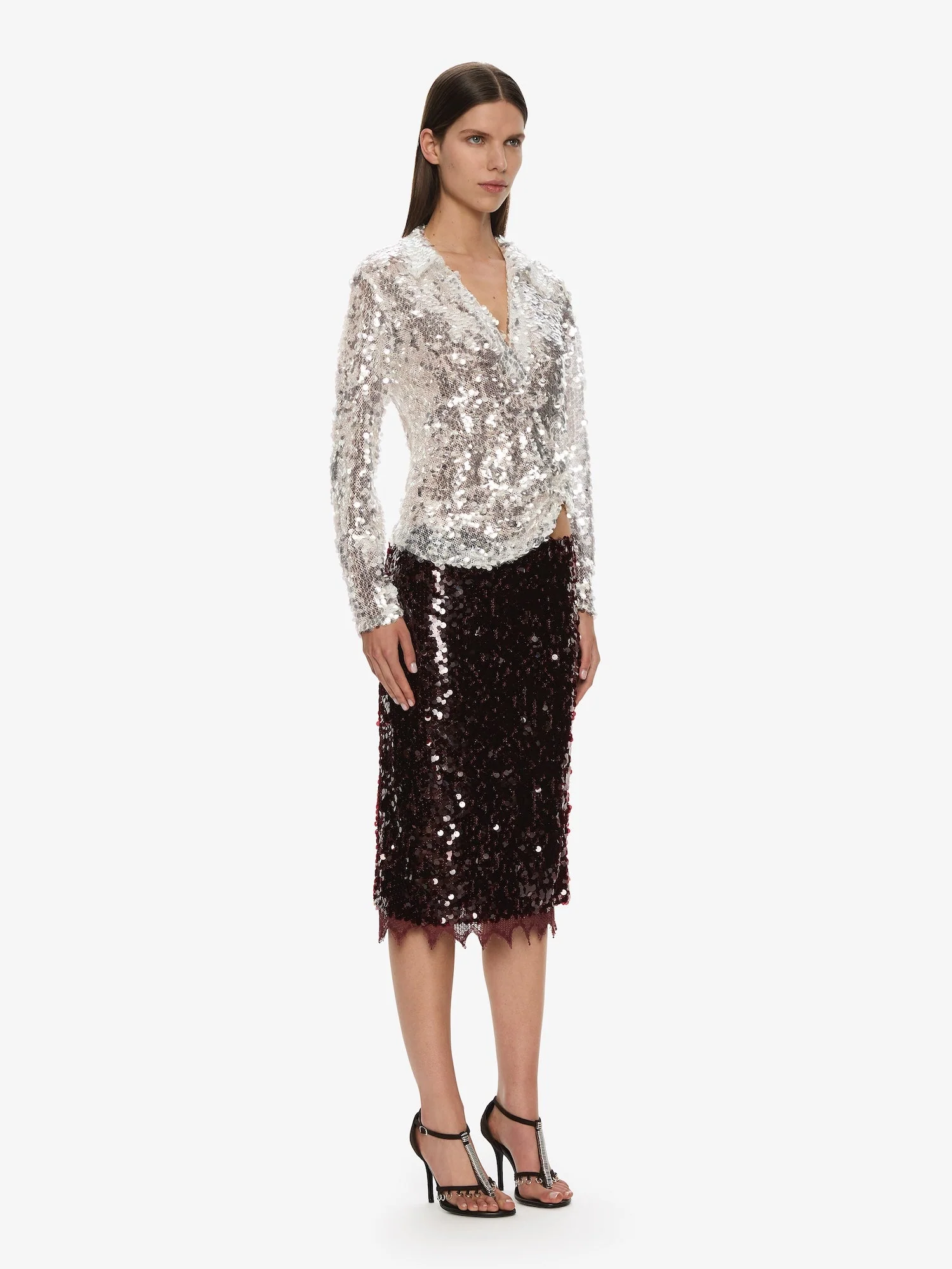 Christopher Esber - Opaline Sequin Skirt - Image 3