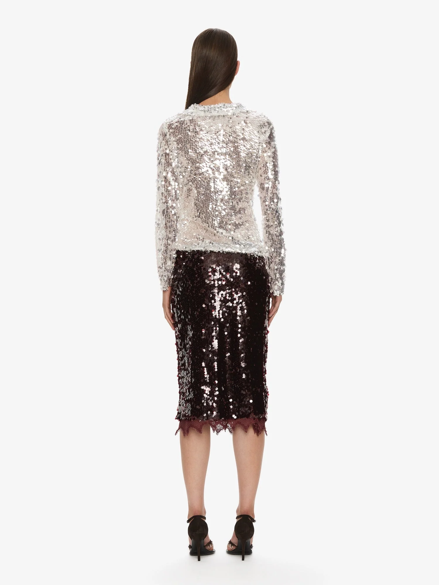 Christopher Esber - Opaline Sequin Skirt - Image 4