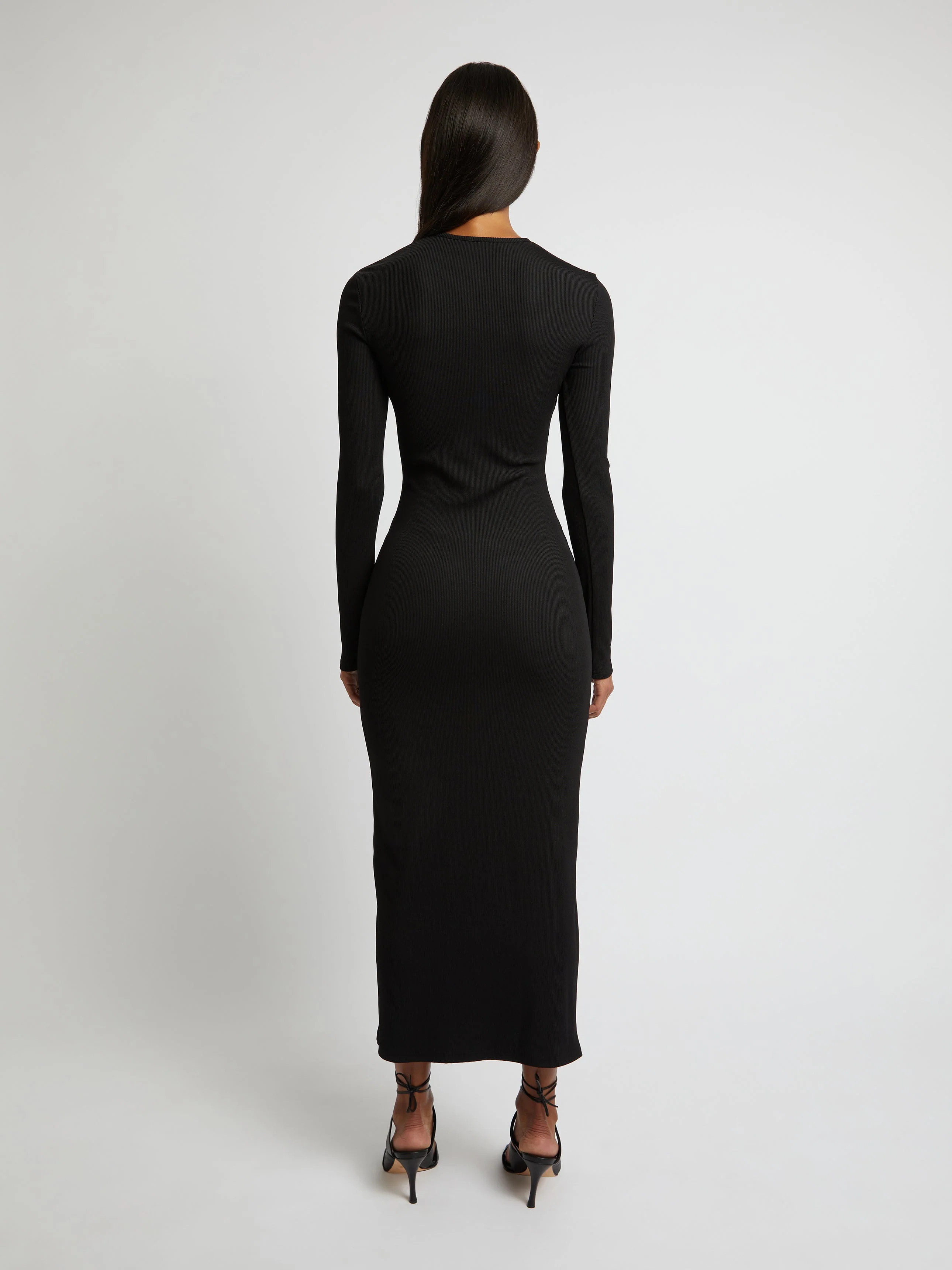 Christopher Esber - Orbit Ruched Long Sleeve Dress - Image 4