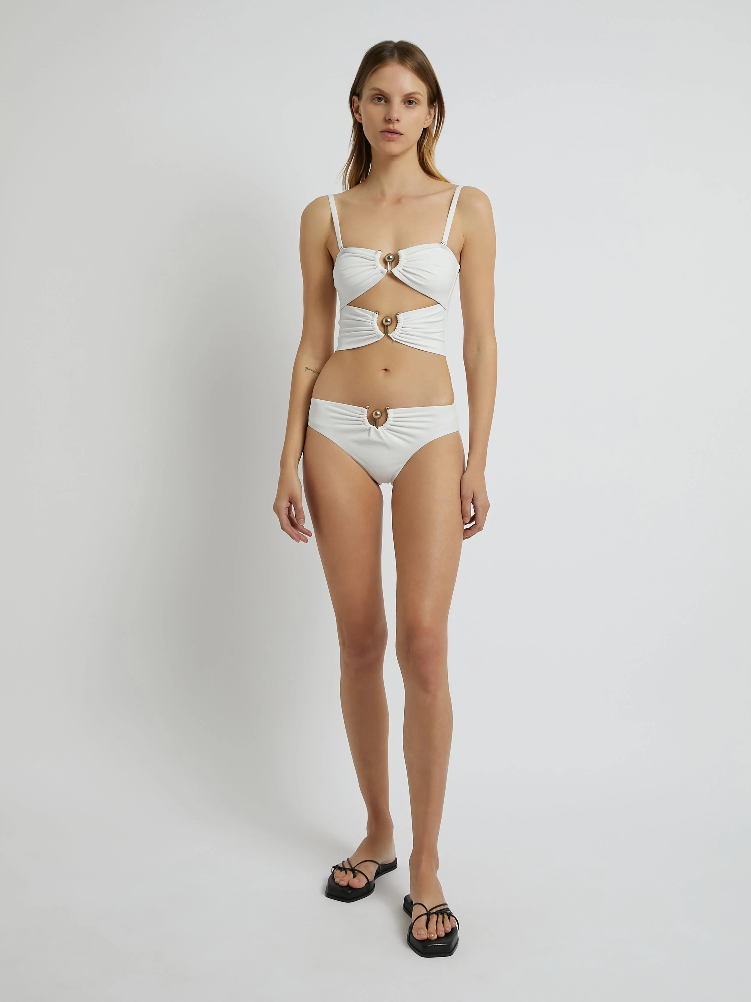 Christopher Esber - Orbit Ruched Low Brief