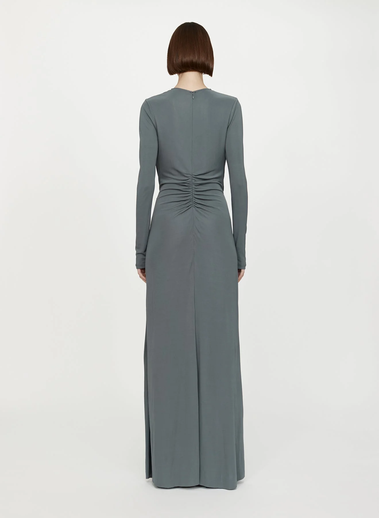 Christopher Esber - Orica Crystal Ruched Long Sleeve Dress - Image 6