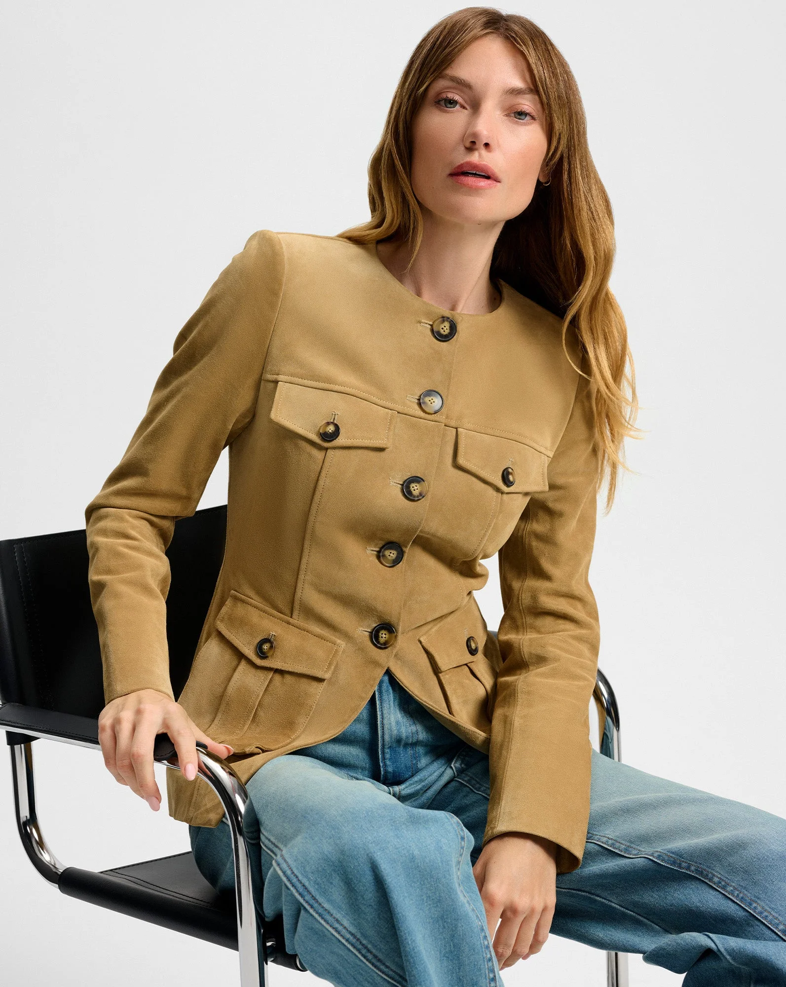 Veronica Beard - Orrin Suede Jacket