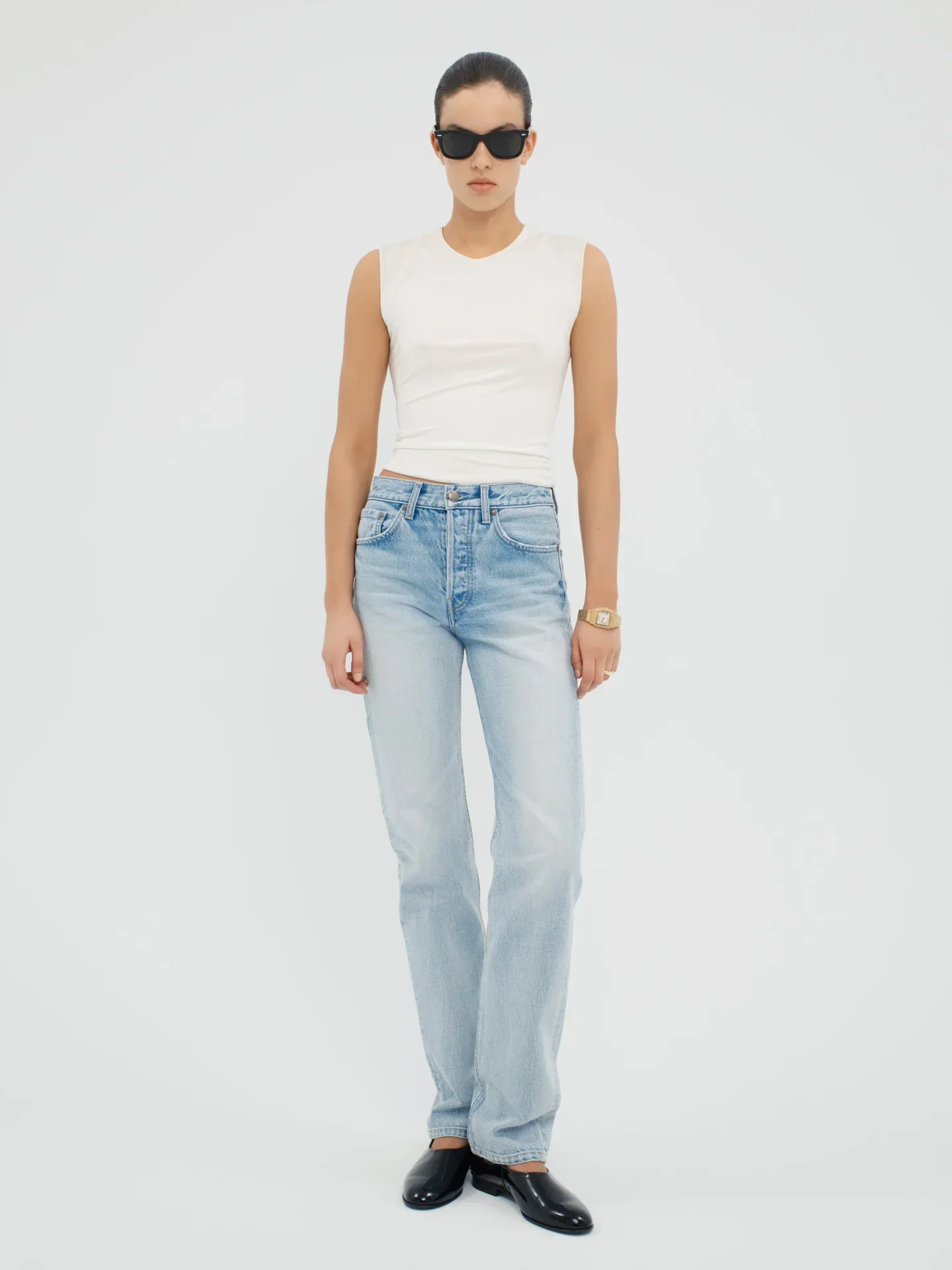 Aflalo - Orwell Jean in Rigid Denim - Image 8