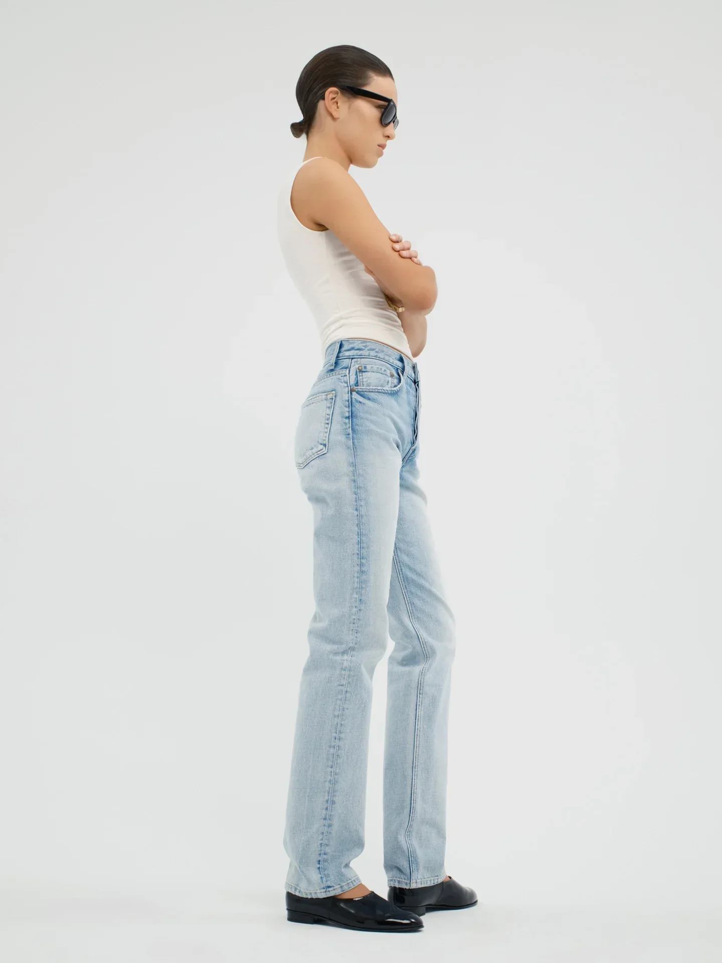 Aflalo - Orwell Jean in Rigid Denim - Image 9