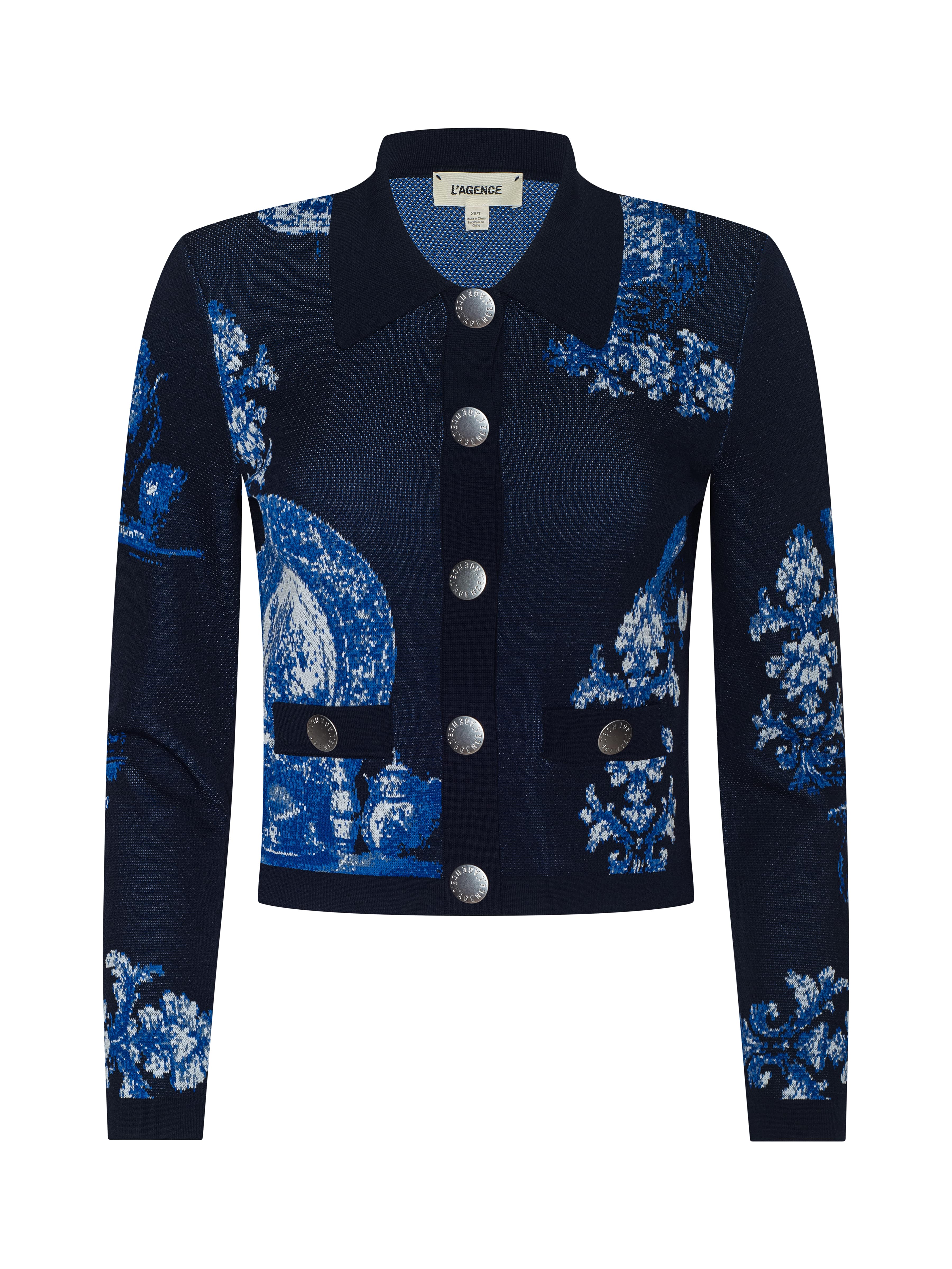 L'AGENCE - Osiris Jacquard Cardigan - Image 12