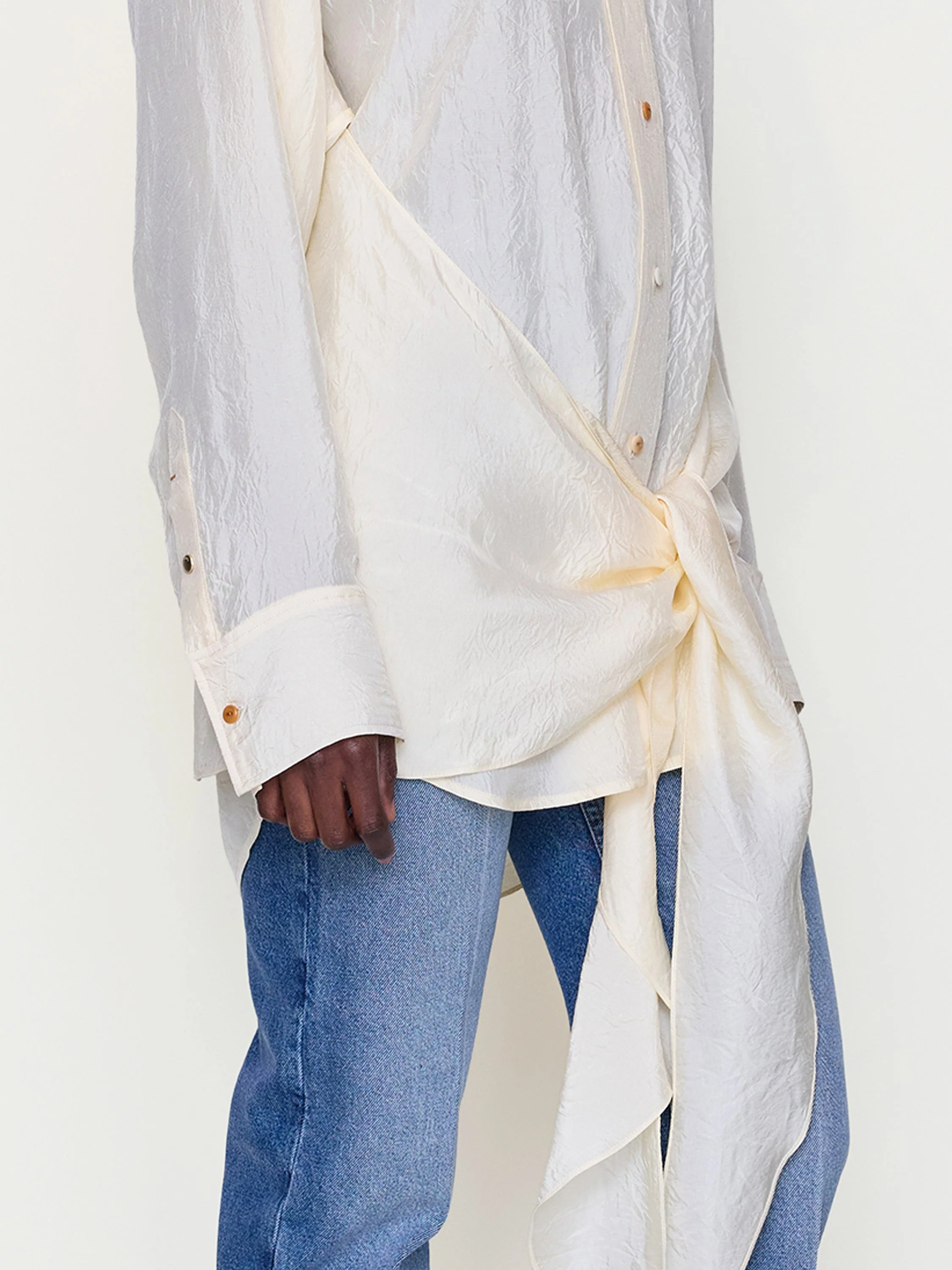 OSSOU - Arroyo Shirt in Ecru - Image 5