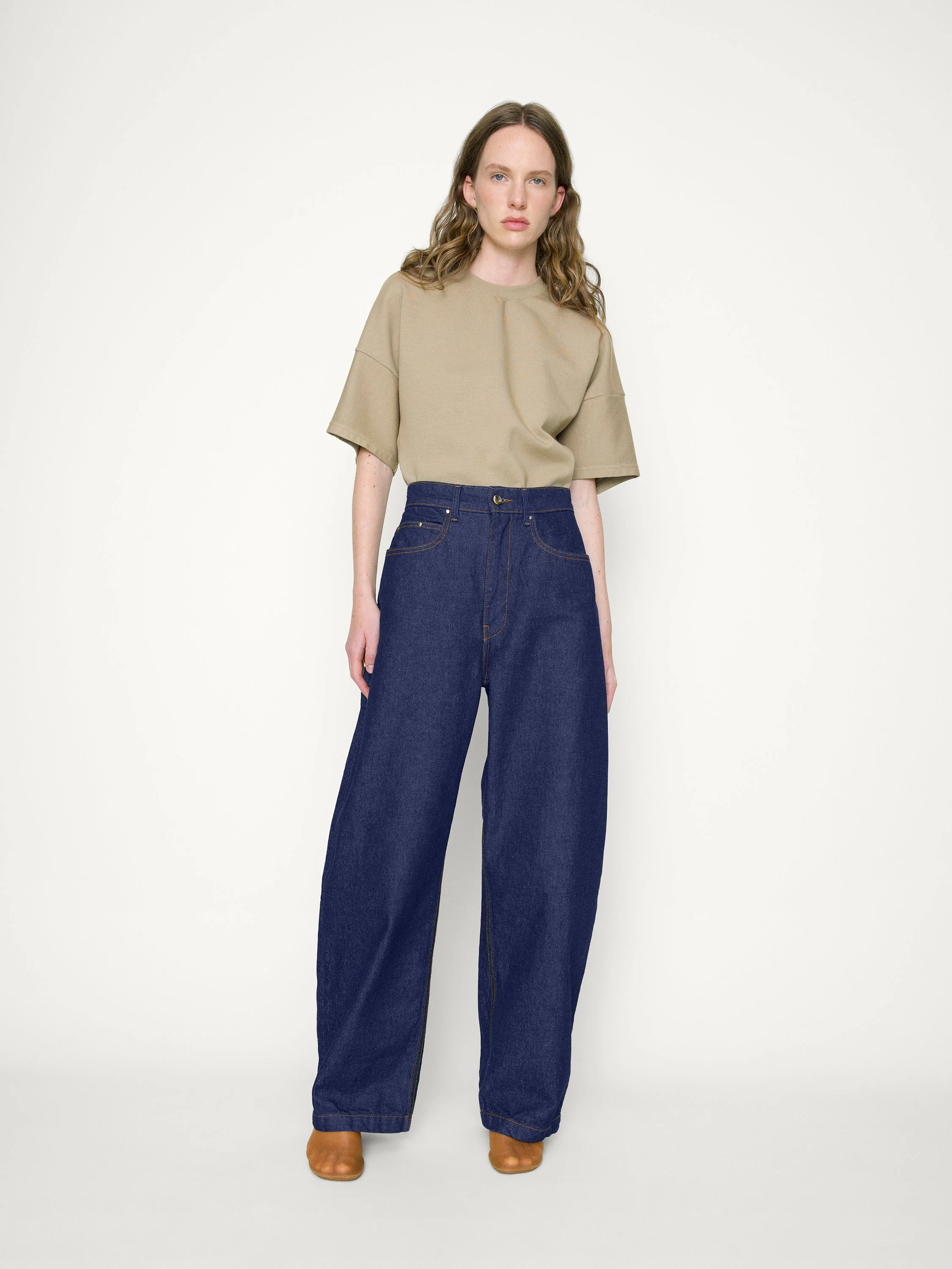 OSSOU - Bends Jean in Sable Wash