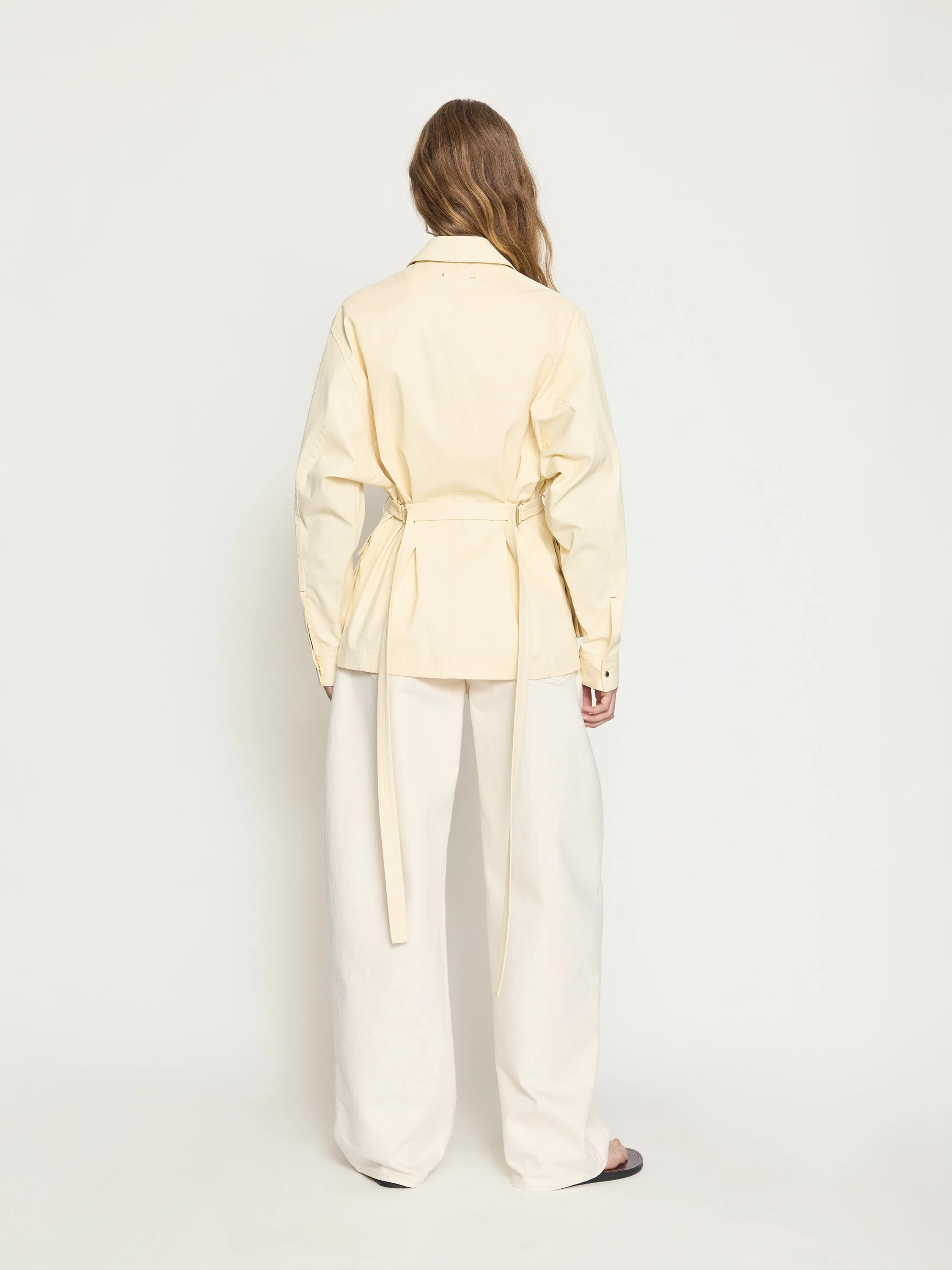 OSSOU - Field Jacket in Butter - Image 4
