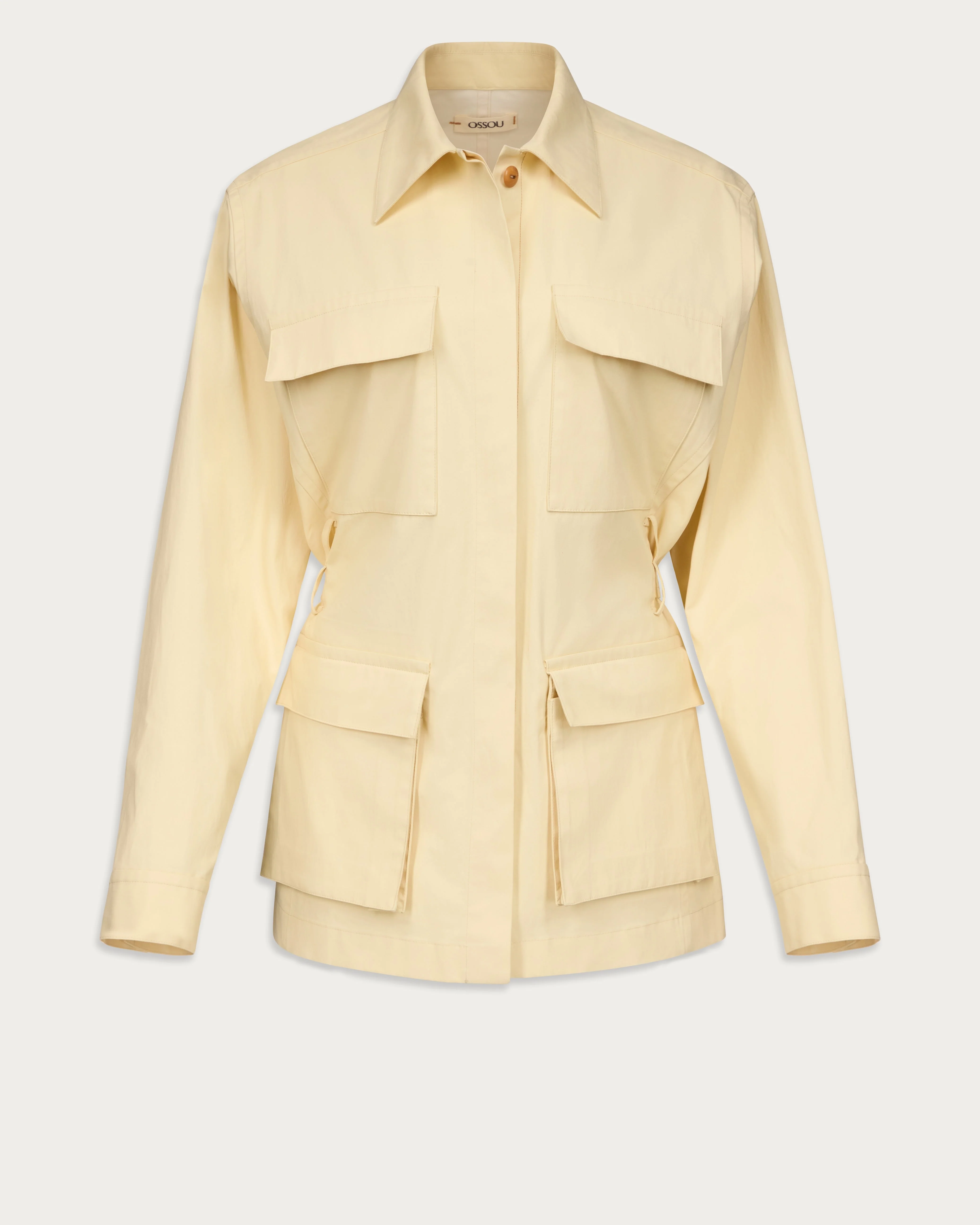 OSSOU - Field Jacket in Butter - Image 7
