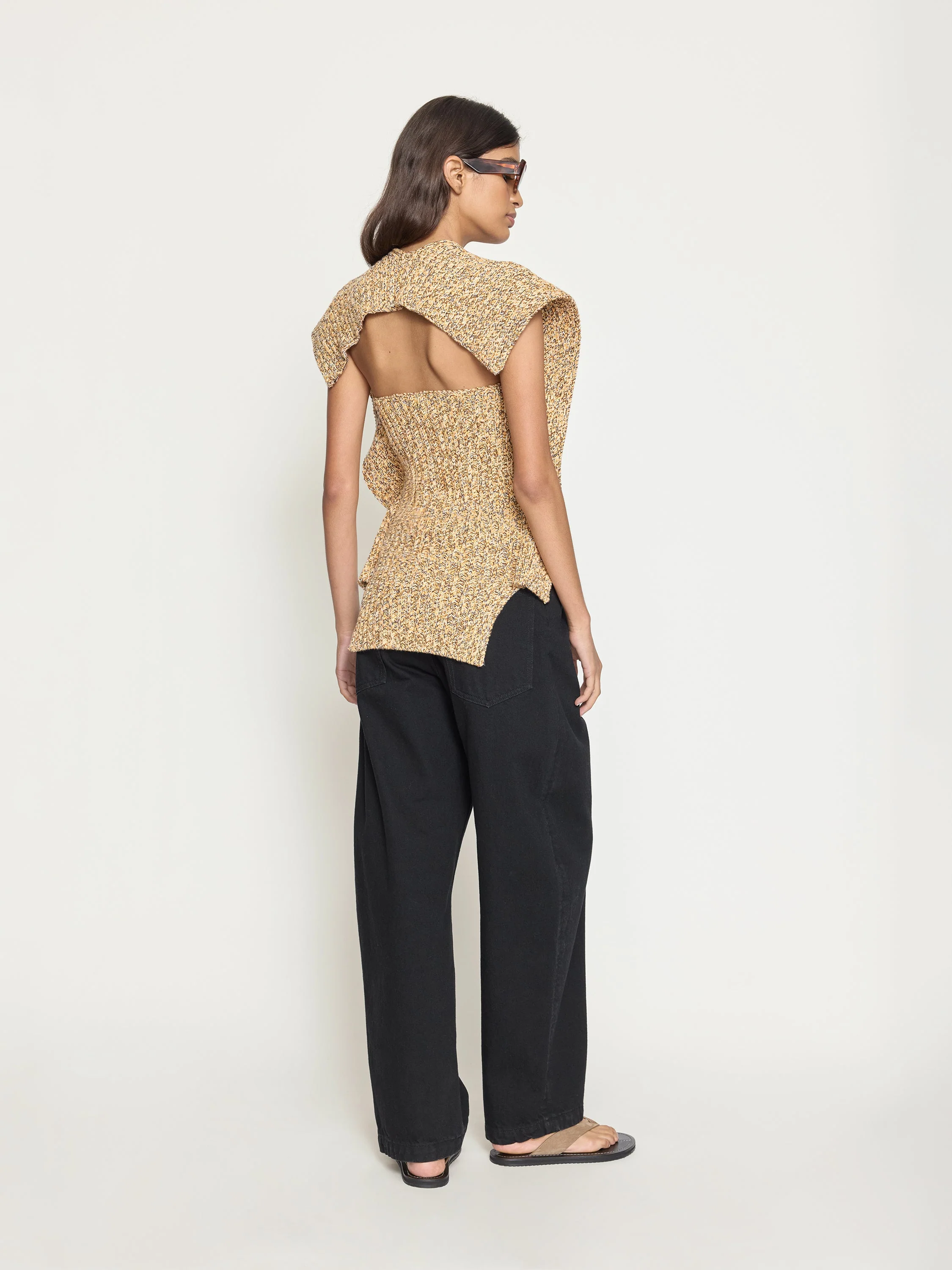 OSSOU - Greer Tank in Marled Sole - Image 4