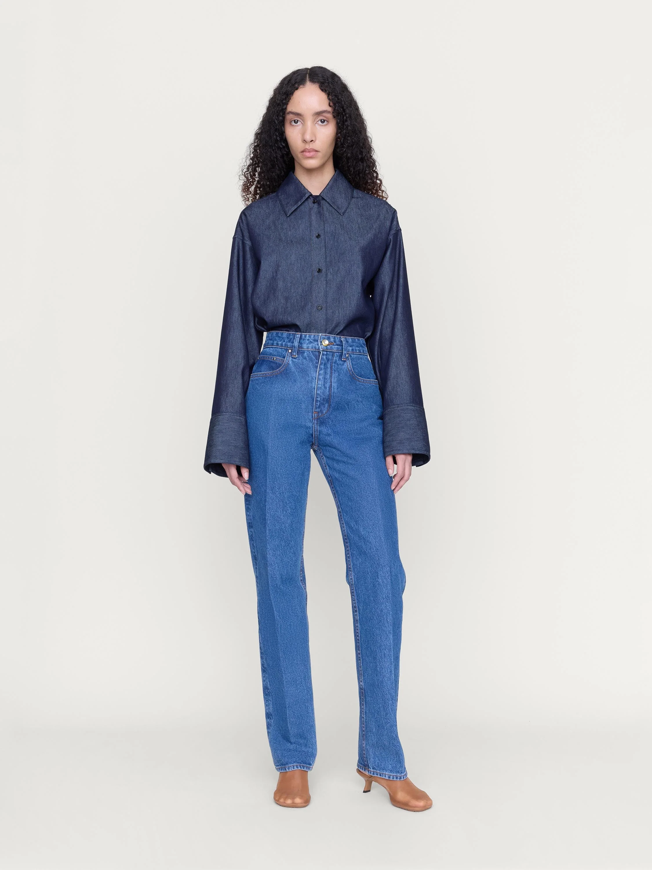OSSOU - Noon Jean in Horizon Wash - Image 4