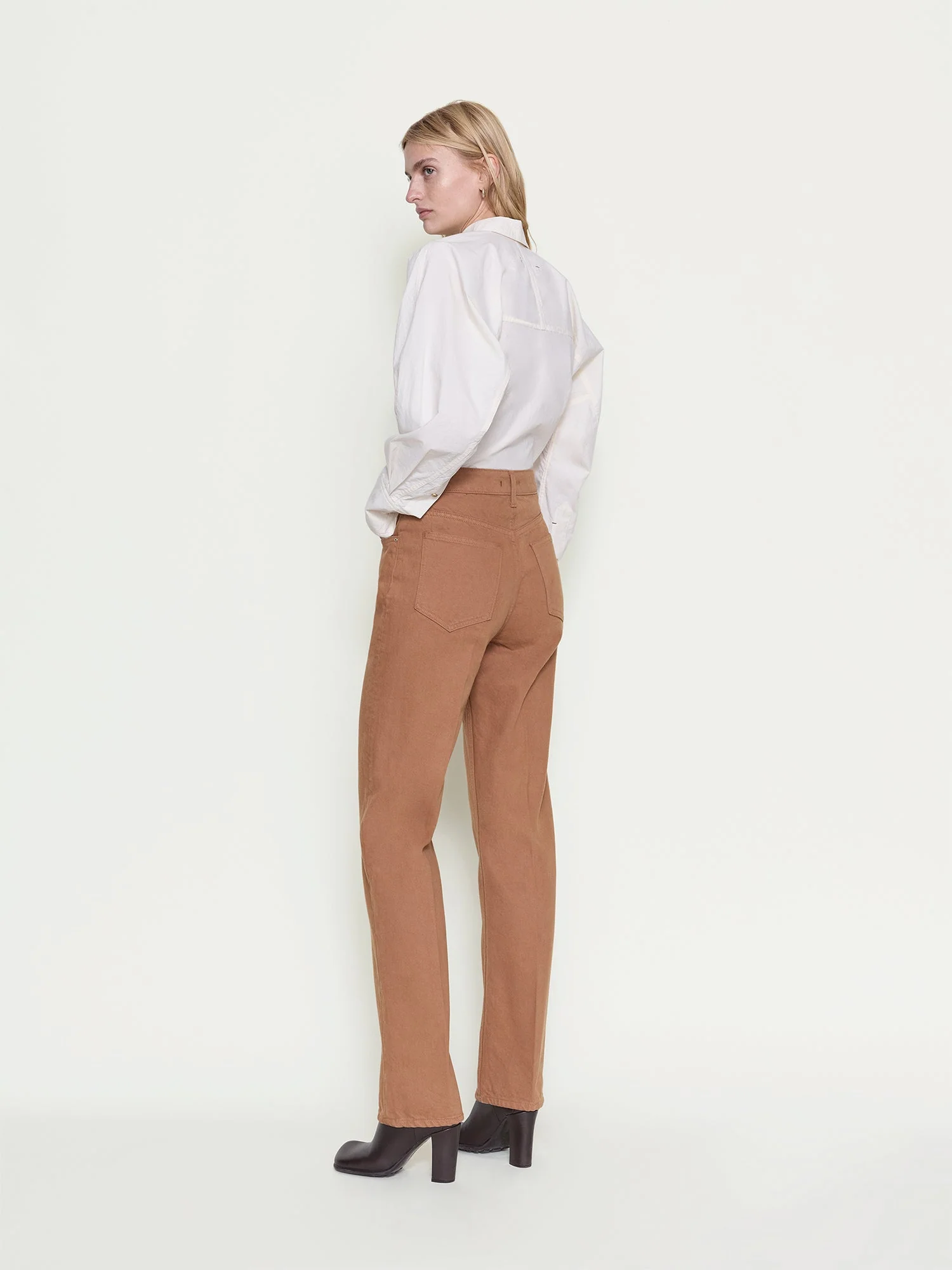 OSSOU - Noon Jean in Saddle Wash - Image 2