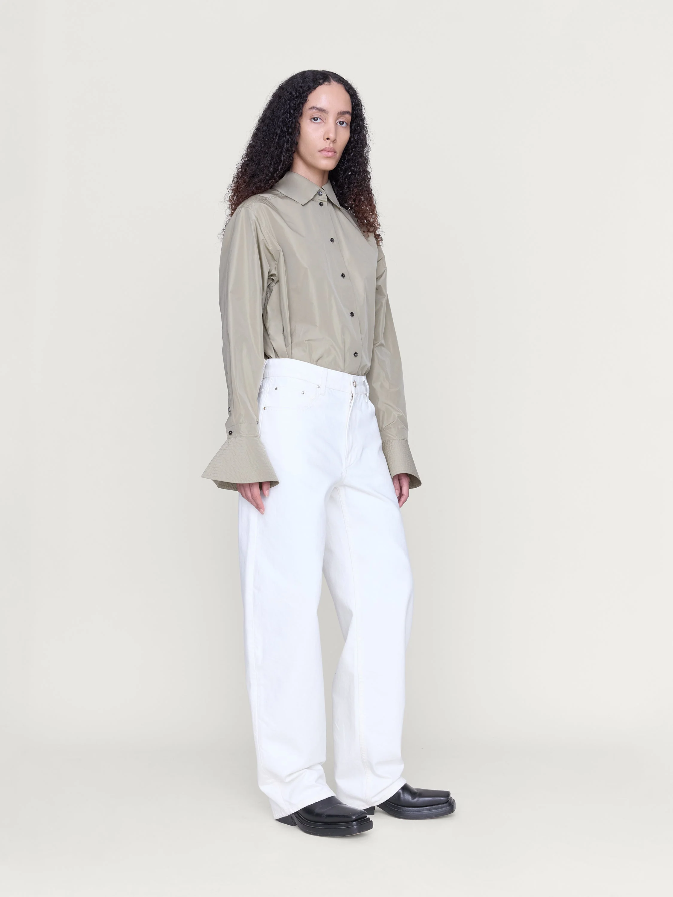 OSSOU - Rider Jean in Milk Wash - Image 3