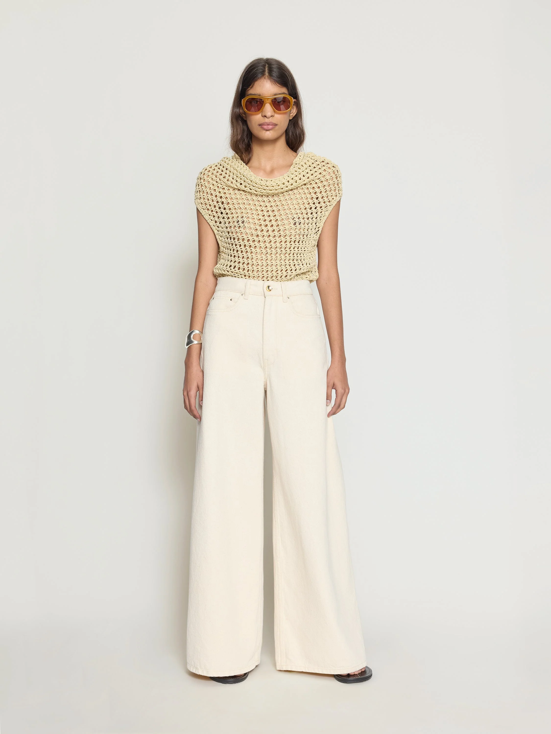 OSSOU - Slick Pant in Buff Wash