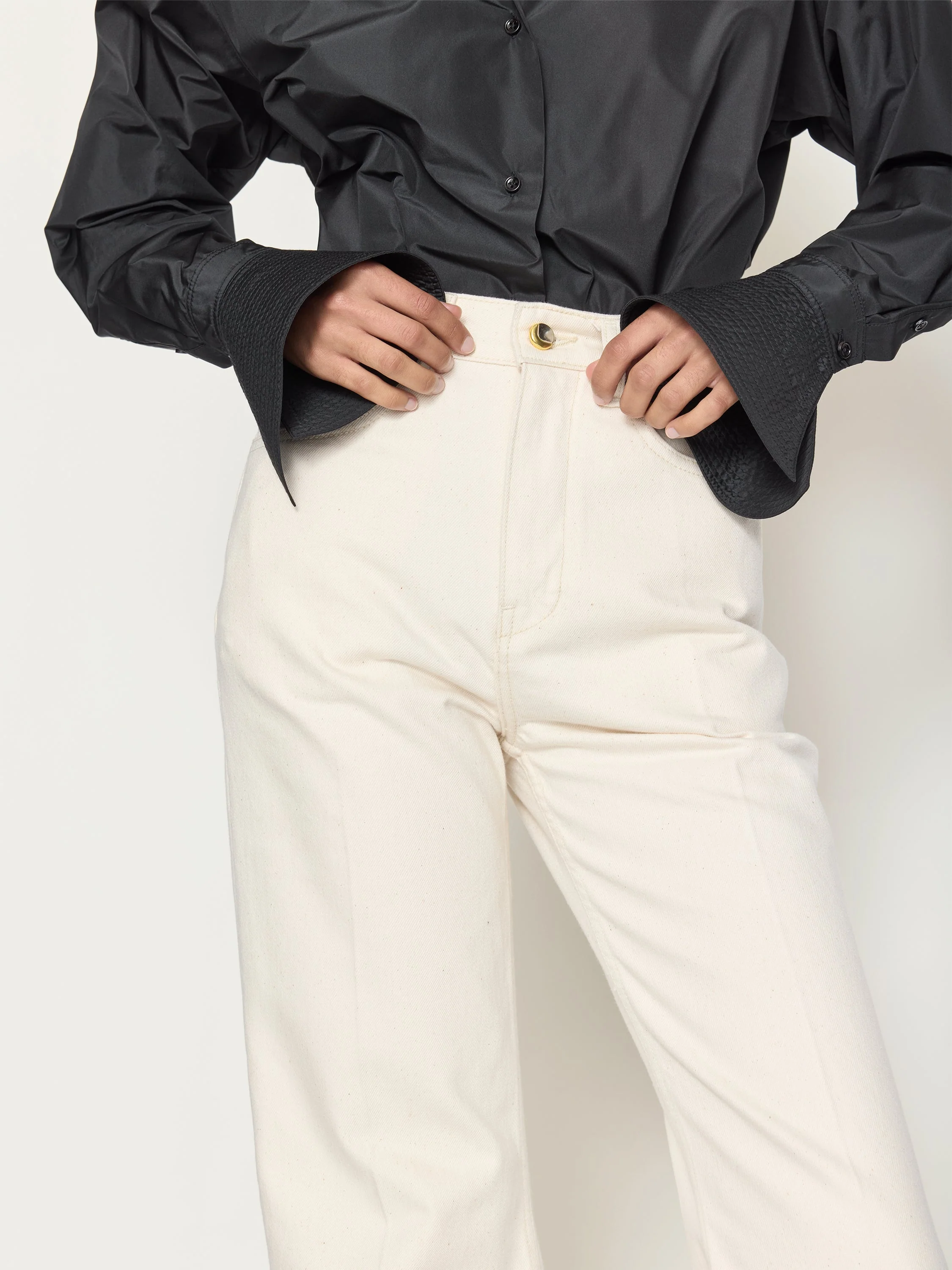 OSSOU - Trace Jean in Buff Wash - Image 2