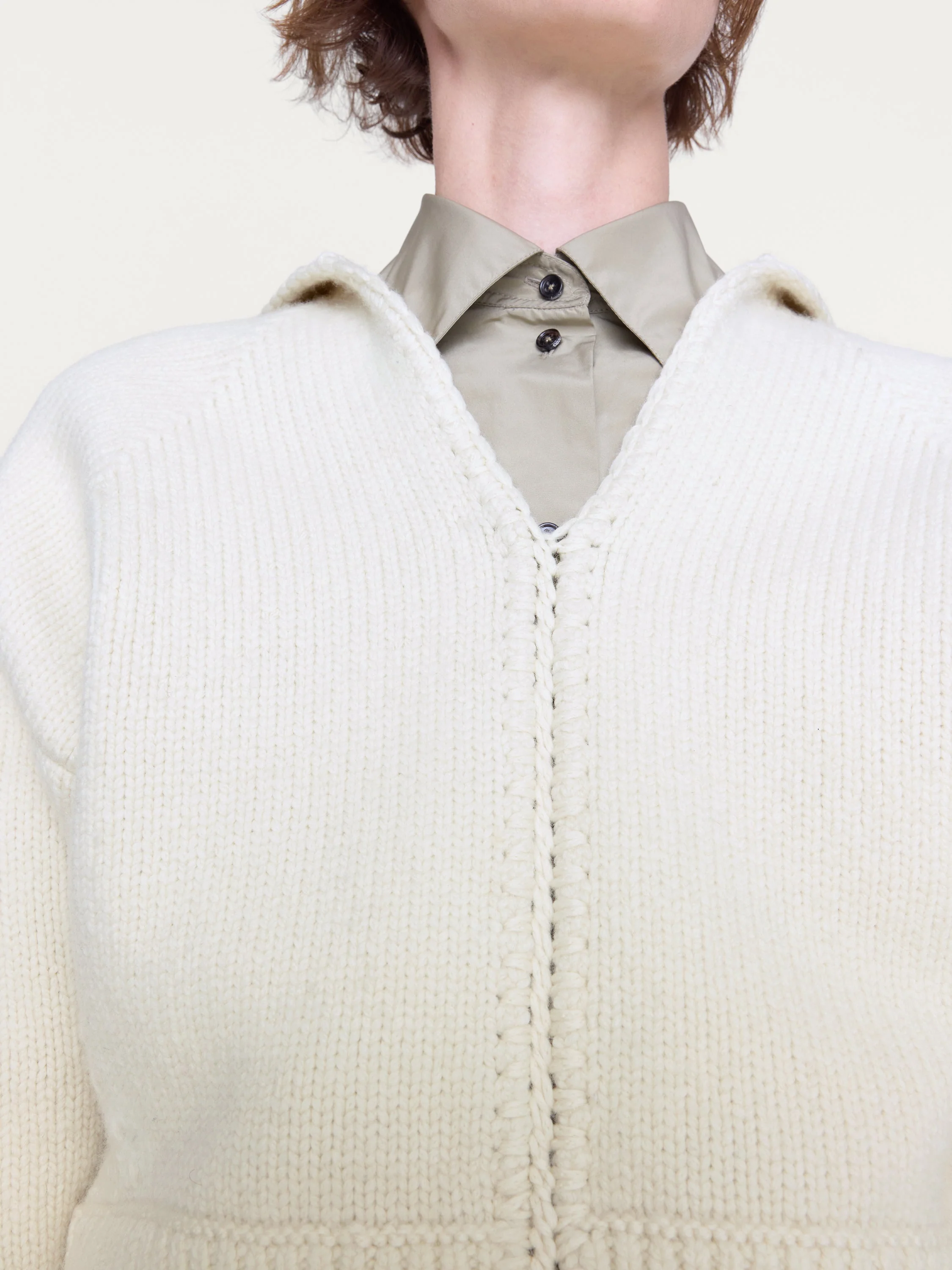OSSOU - Wader Sweater in Bone - Image 3