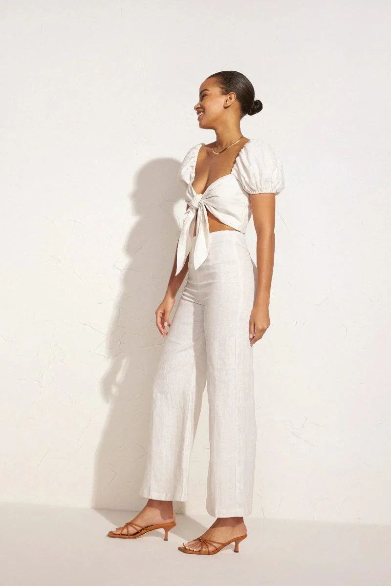 Faithfull - Ottavio Pants Plain Egg Shell - Final Sale - Image 4