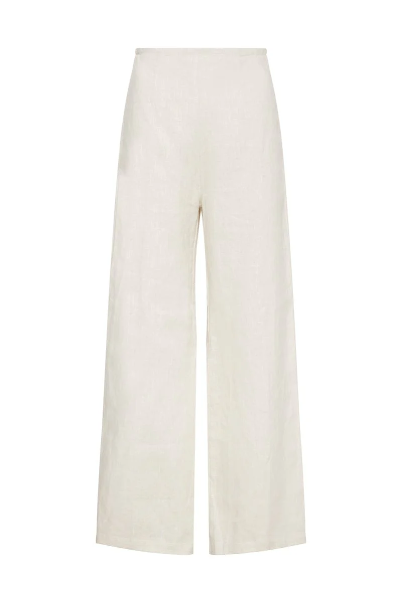 Faithfull - Ottavio Pants Plain Egg Shell - Final Sale - Image 7