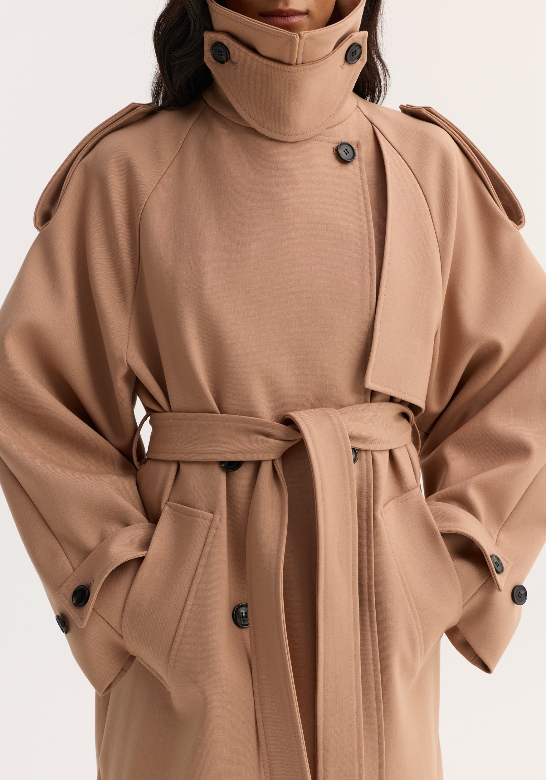 ROHE - Oversized classic trench | powder - Image 4