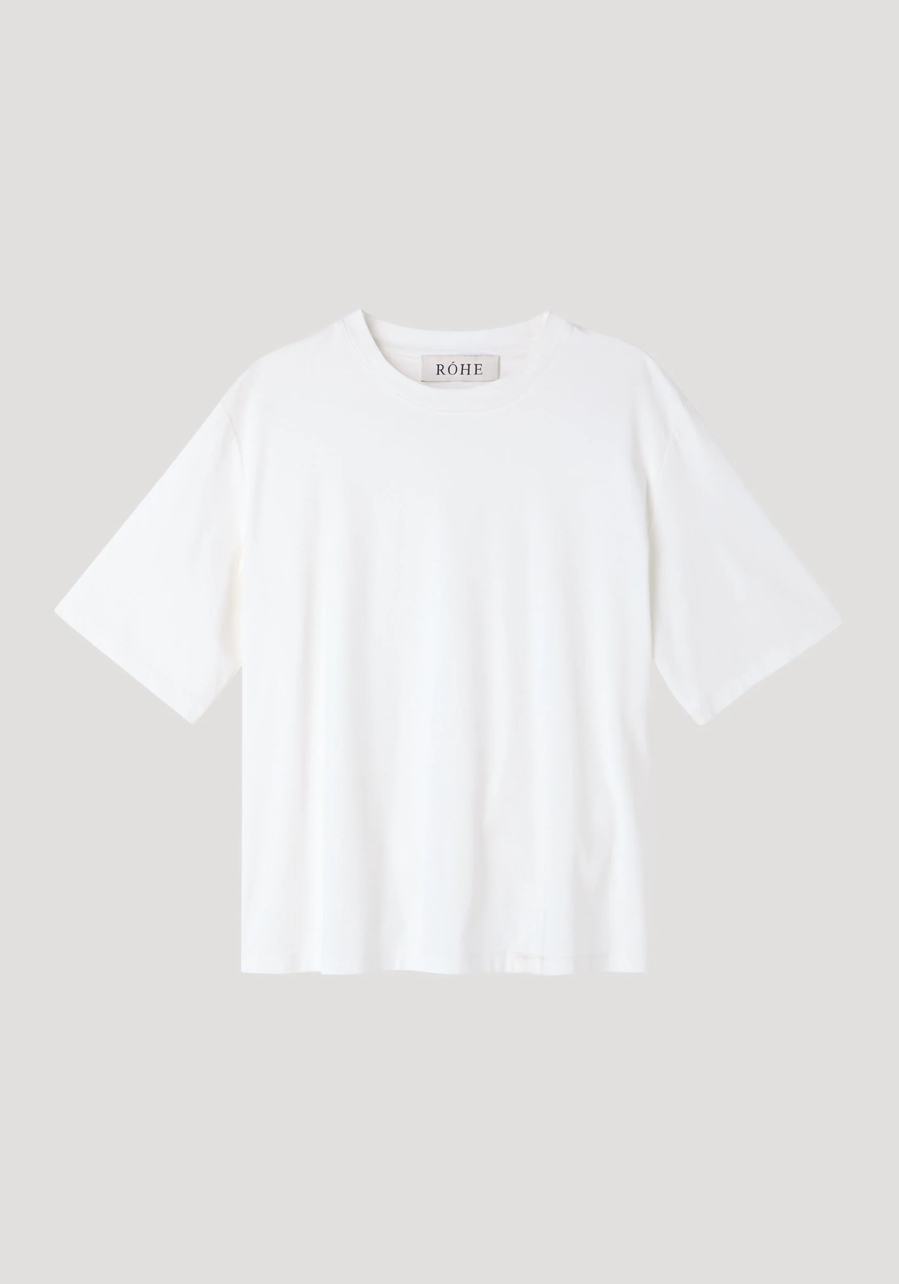 ROHE - Oversized cotton silk t - shirt | off white - Image 6