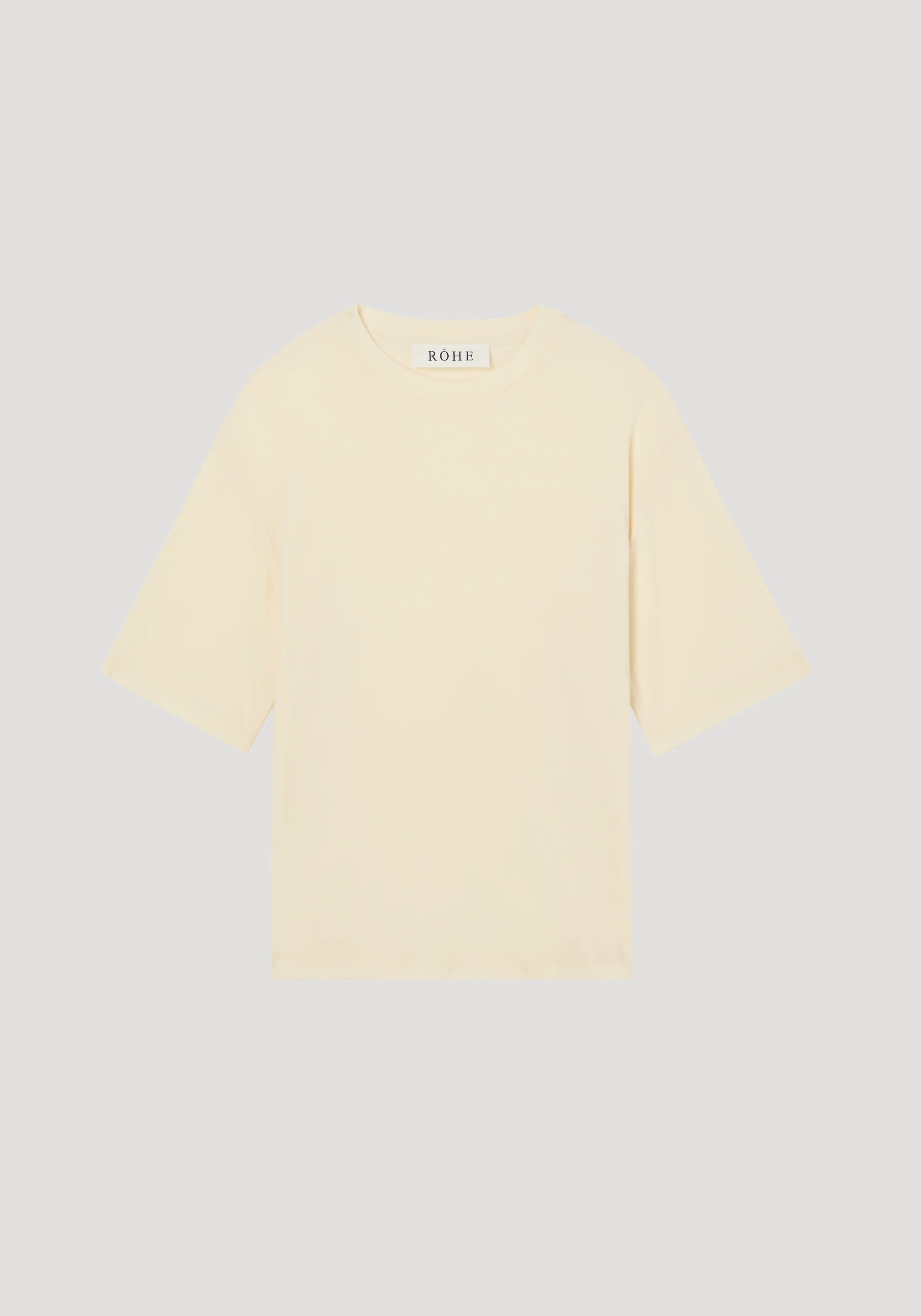 ROHE - Oversized merino t - shirt | off white - Image 7
