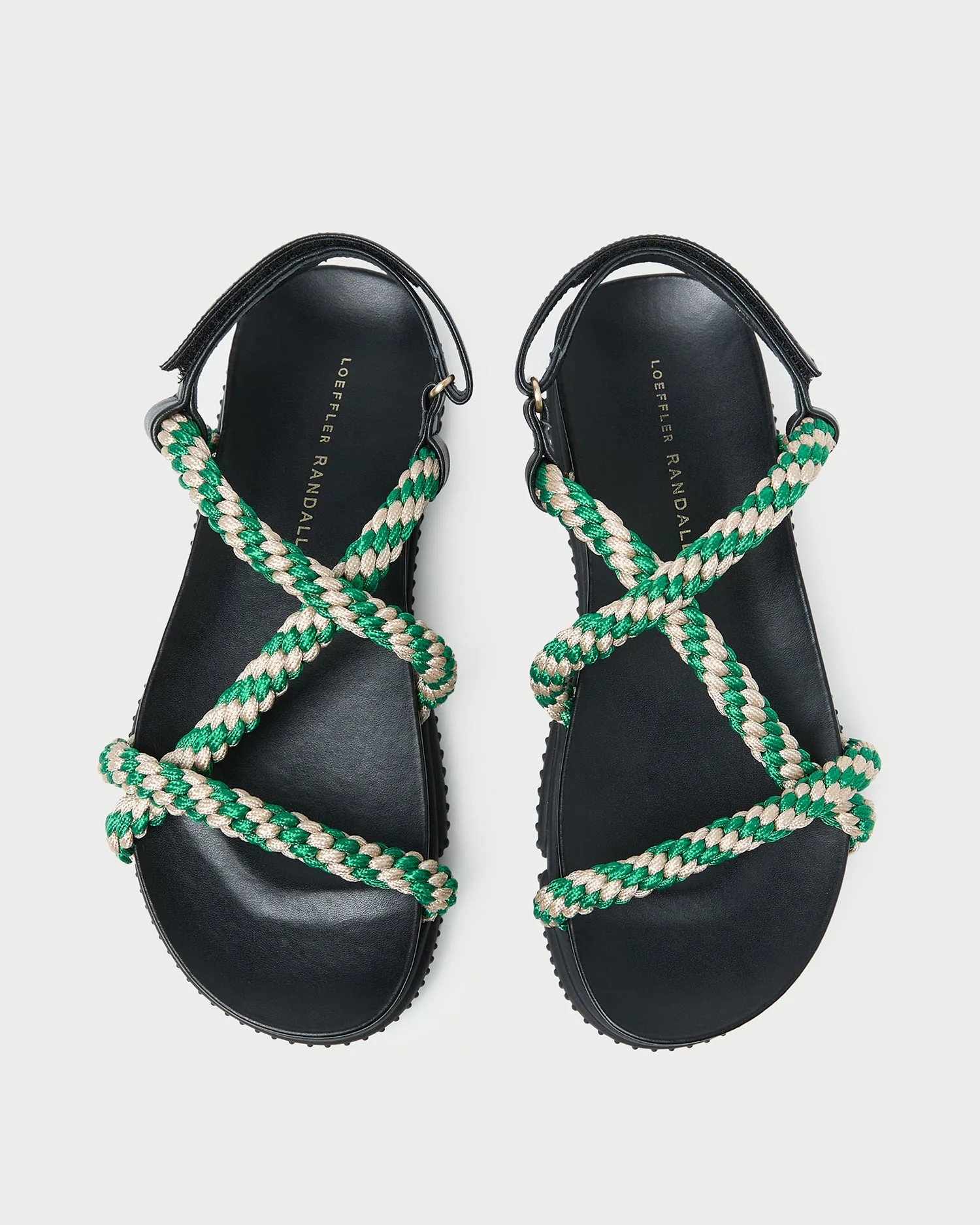 Loeffler Randall - Ozzy Green/Cream Sport Sandal
