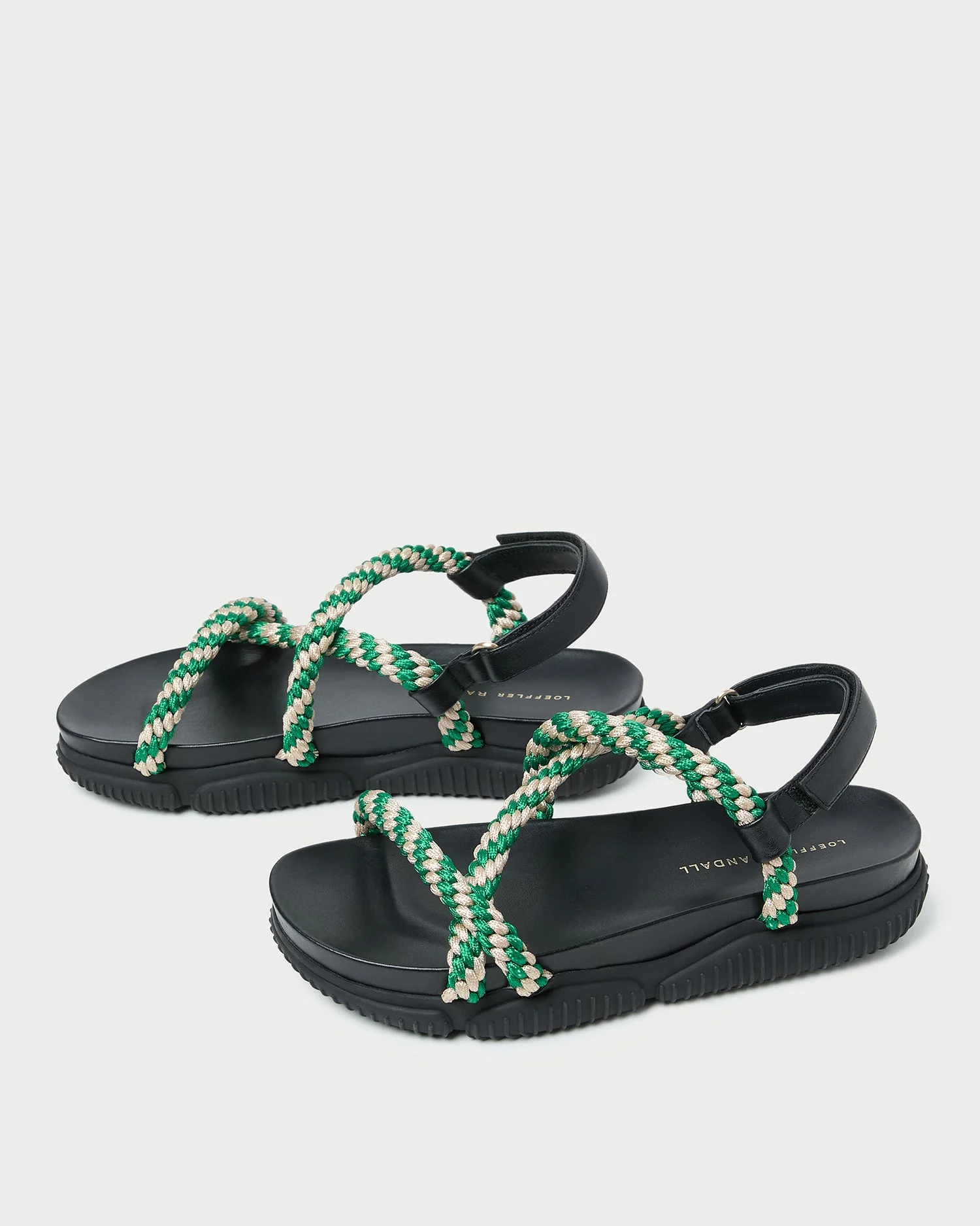 Loeffler Randall - Ozzy Green/Cream Sport Sandal - Image 4