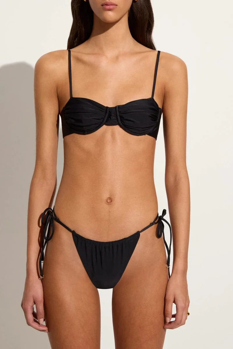 Faithfull - Pacific Bikini Bottoms Black - Final Sale - Image 3