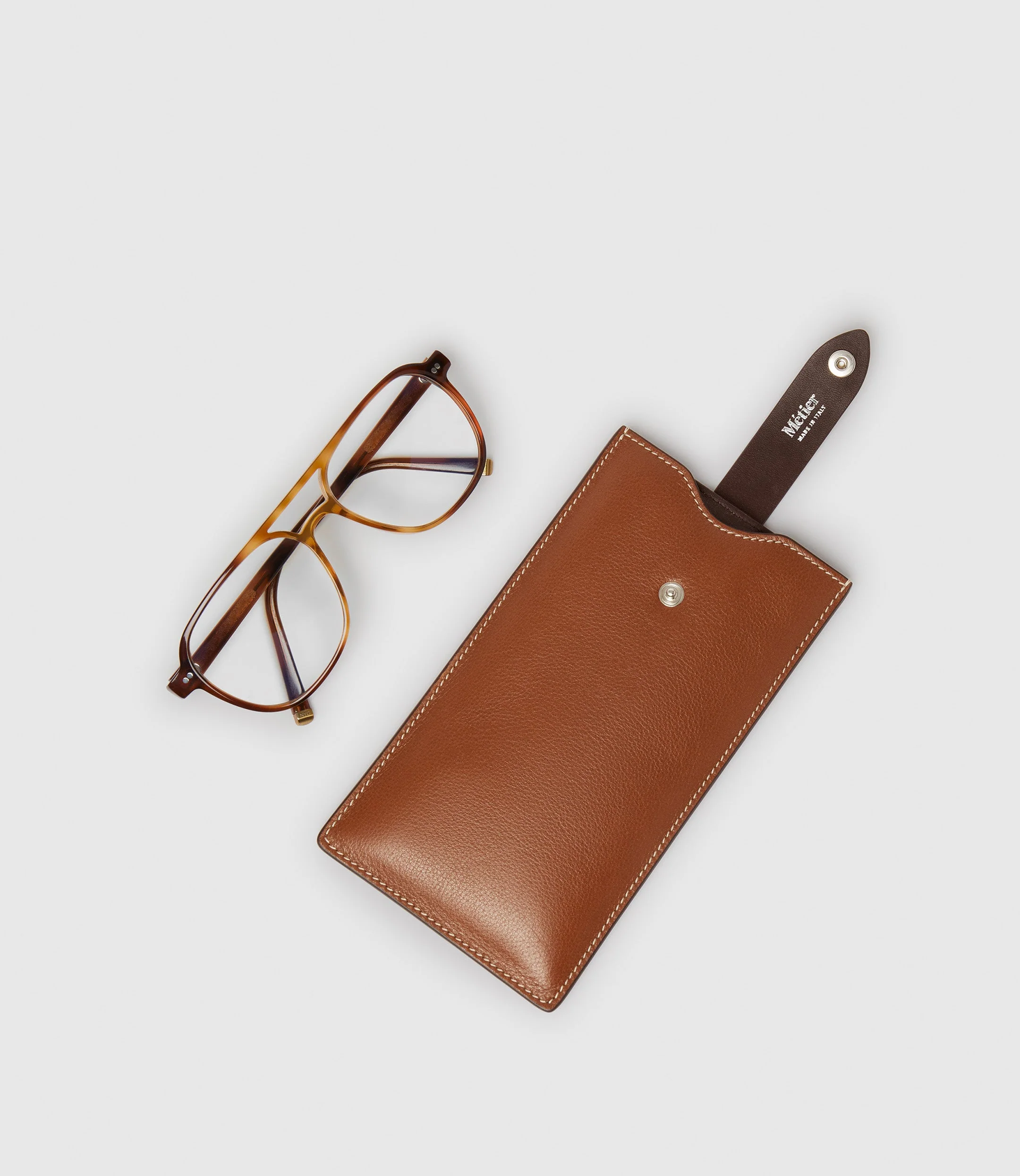 Metier - Padded Glasses Case Buffalo Cognac - Image 3