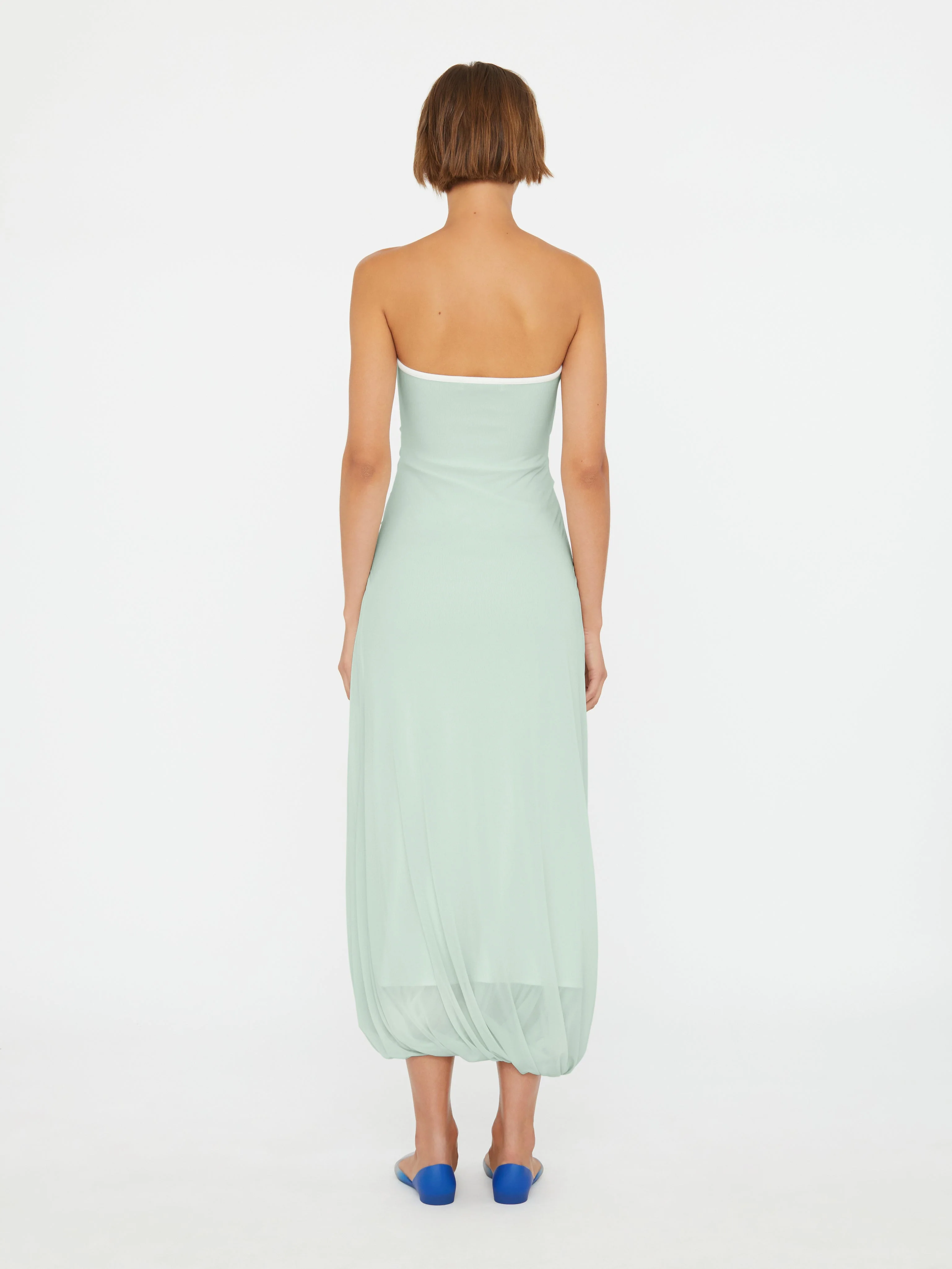 Christopher Esber - Paisley Overlay Encased Strapless Dress - Image 5