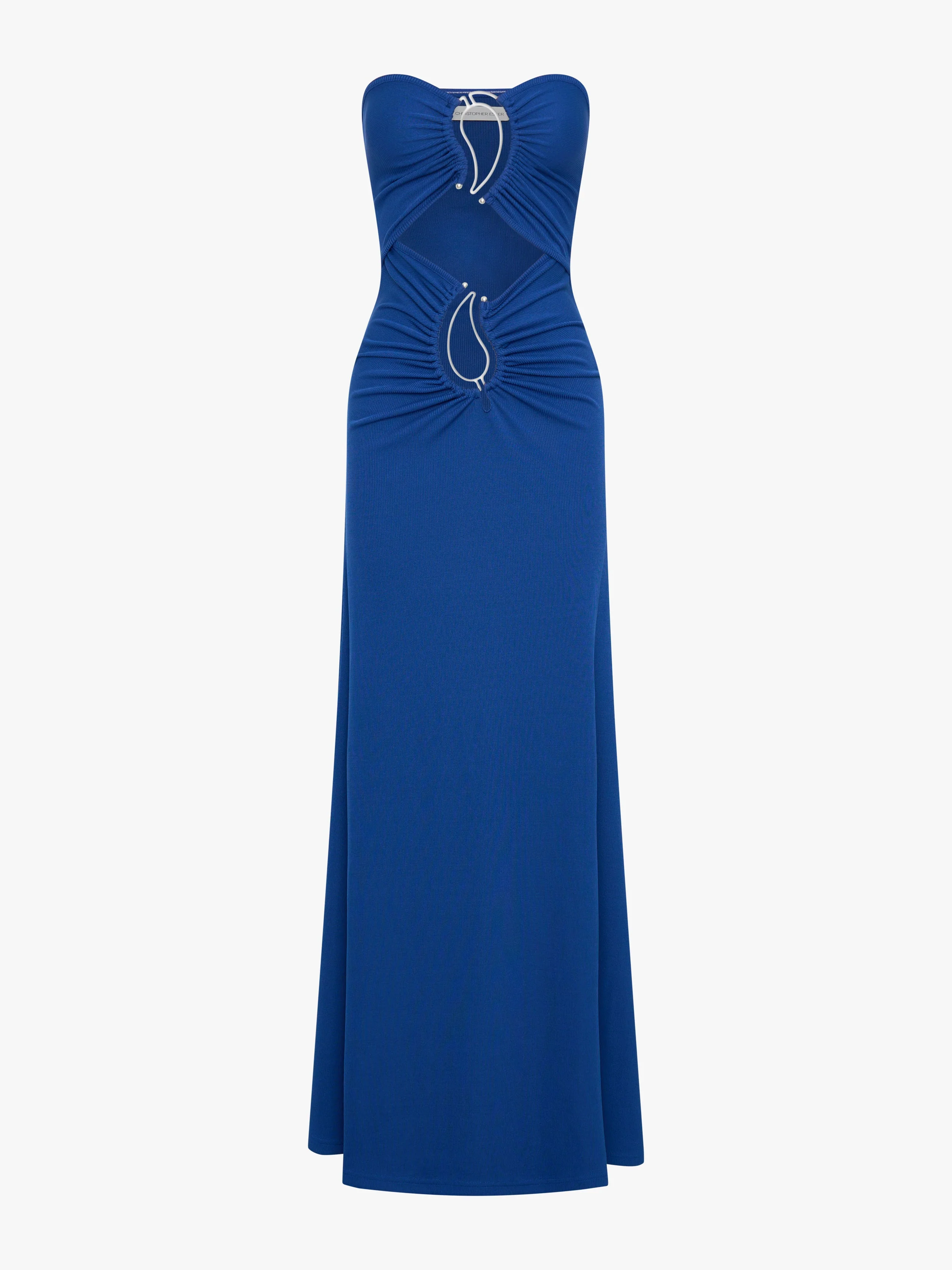 Christopher Esber - Paisley Ruched Disconnect Strapless Dress - Image 5
