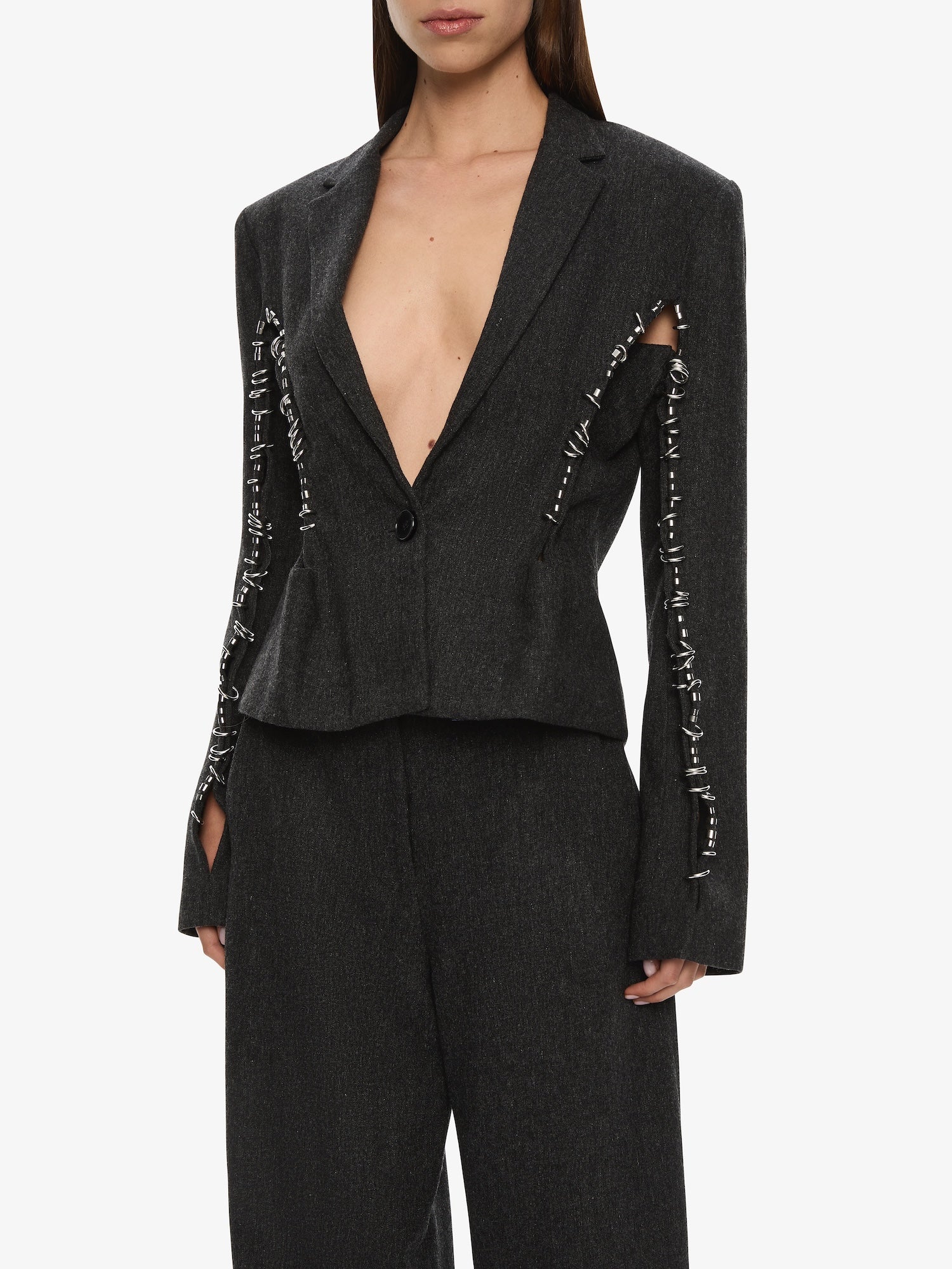 Christopher Esber - Palmas Pierced Blazer - Image 4