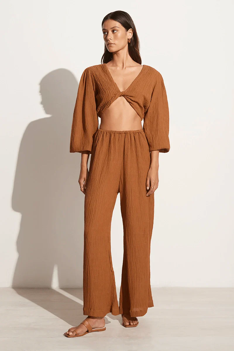 Faithfull - Palmera Top Caramel - Final Sale - Image 3