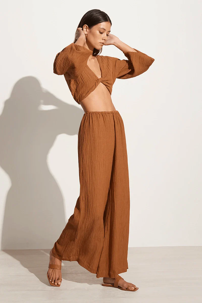 Faithfull - Palmera Top Caramel - Final Sale - Image 5